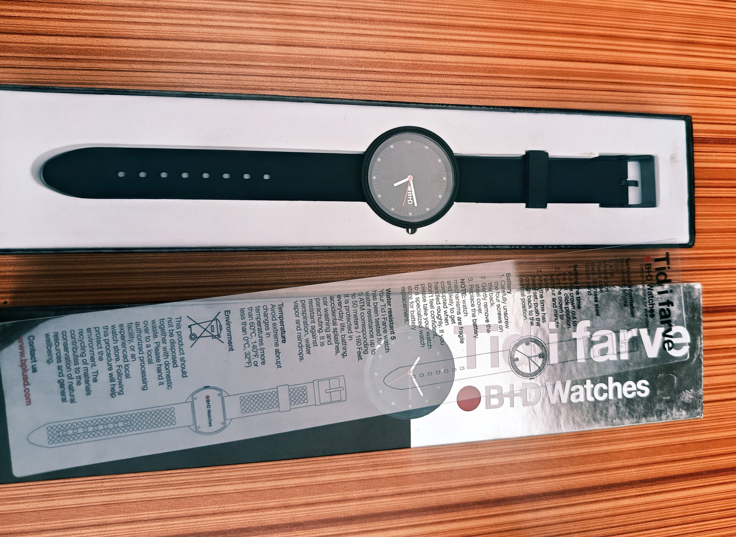 BHD Black Minimalist Watch