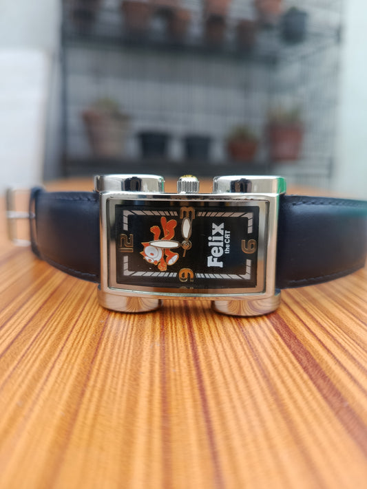 Felix The Cat Limited Edition Leather Strap Watch