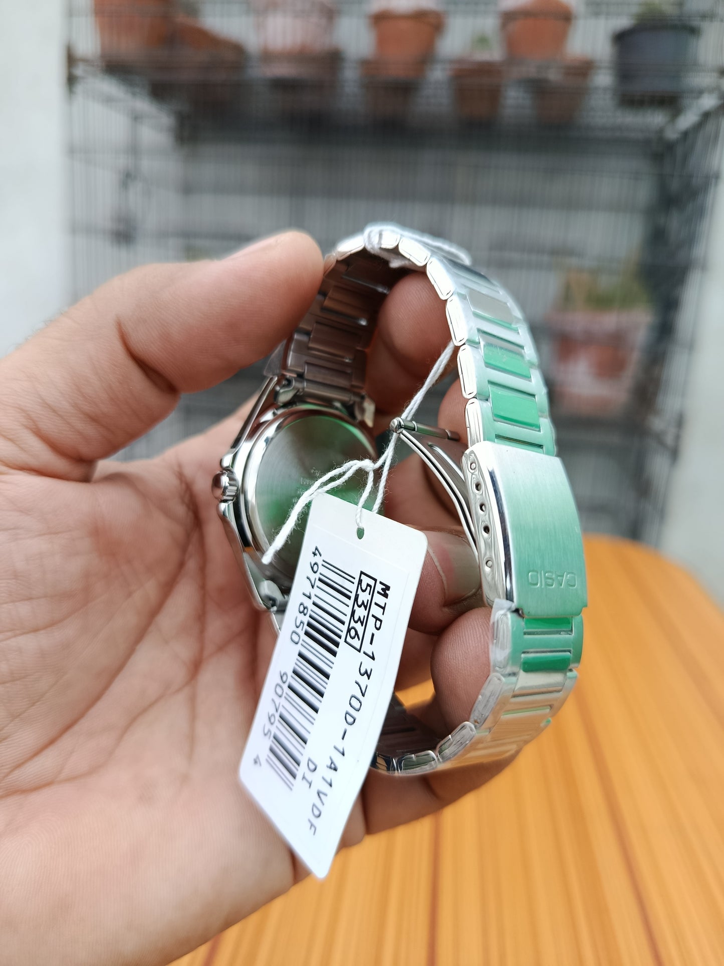 Casio MTP-1370D-1A1 Men’s Quartz Watch | Black Dial Stainless Steel Metal Band