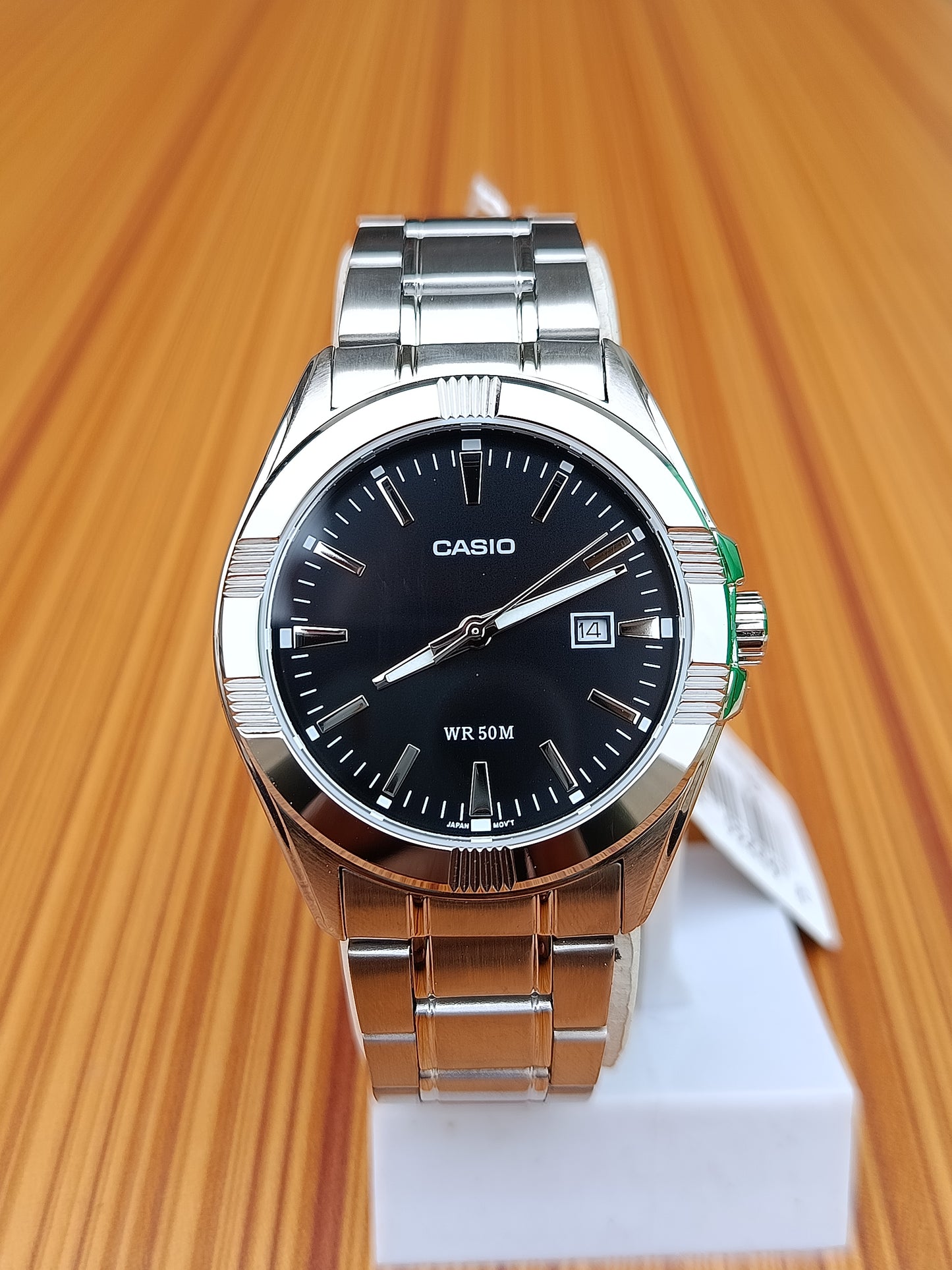 Casio Standard Stainless Steel Black Dial Quartz Men’s Watch – MTP-1308D-1AVDF