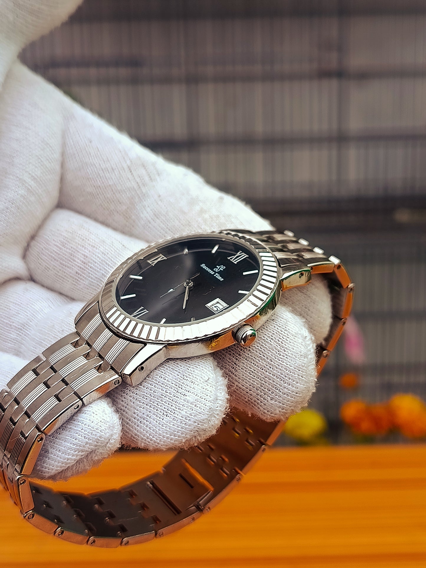 Success Time Stainless Steel Men's Watch