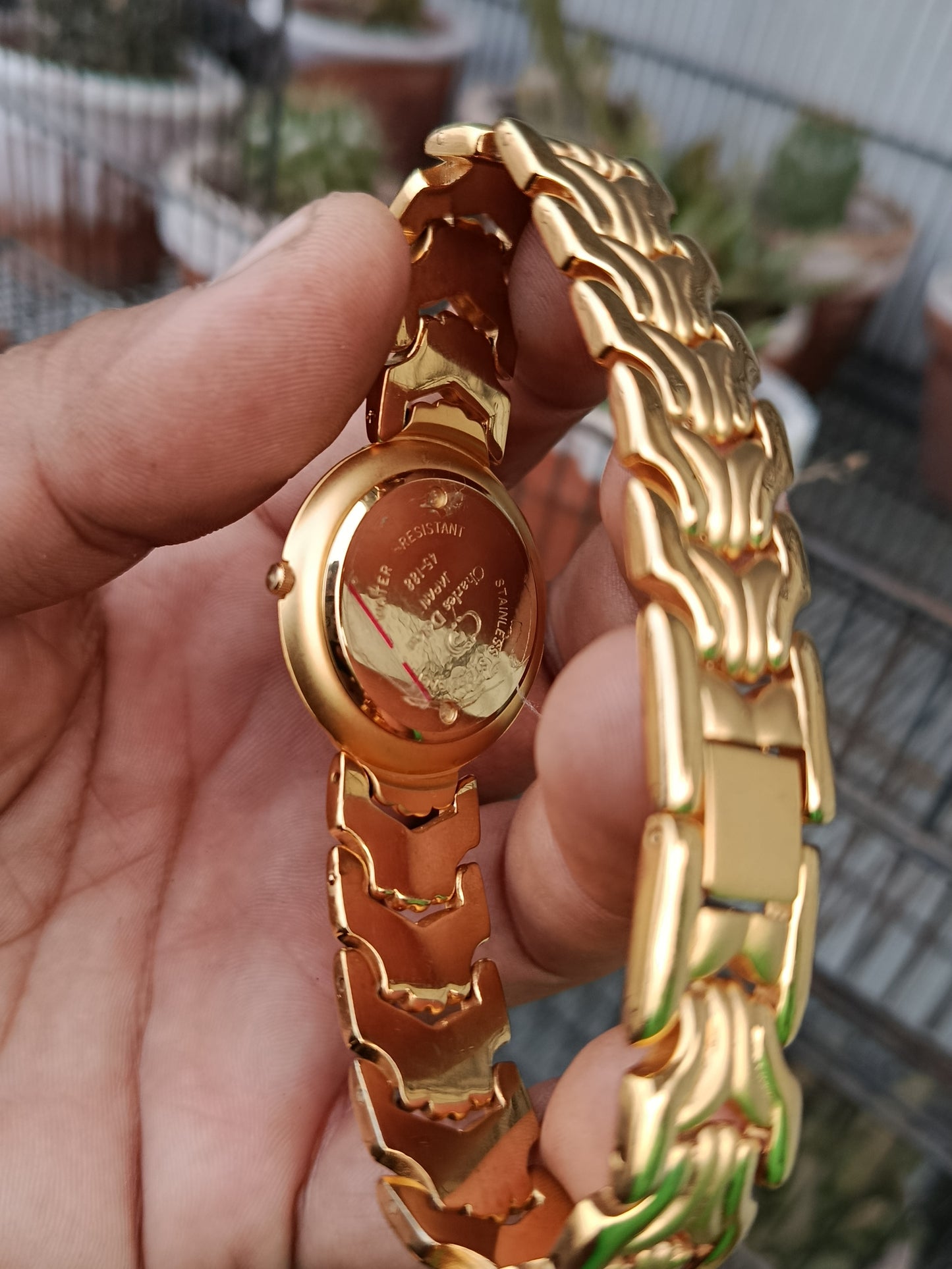Charles Delon Vintage Gold Plated Unisex Watch