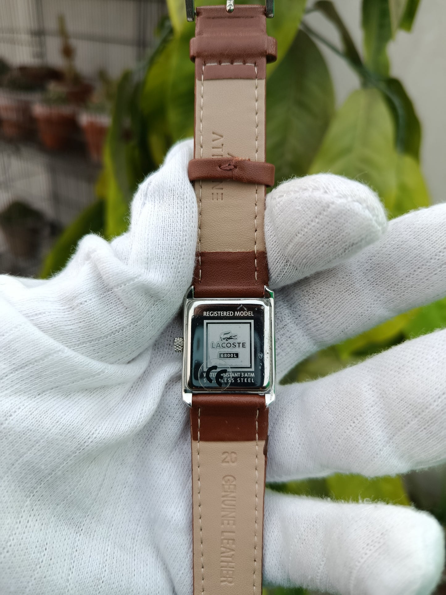 Lacoste Women's Leather Strap Watch Rose Gold Dial