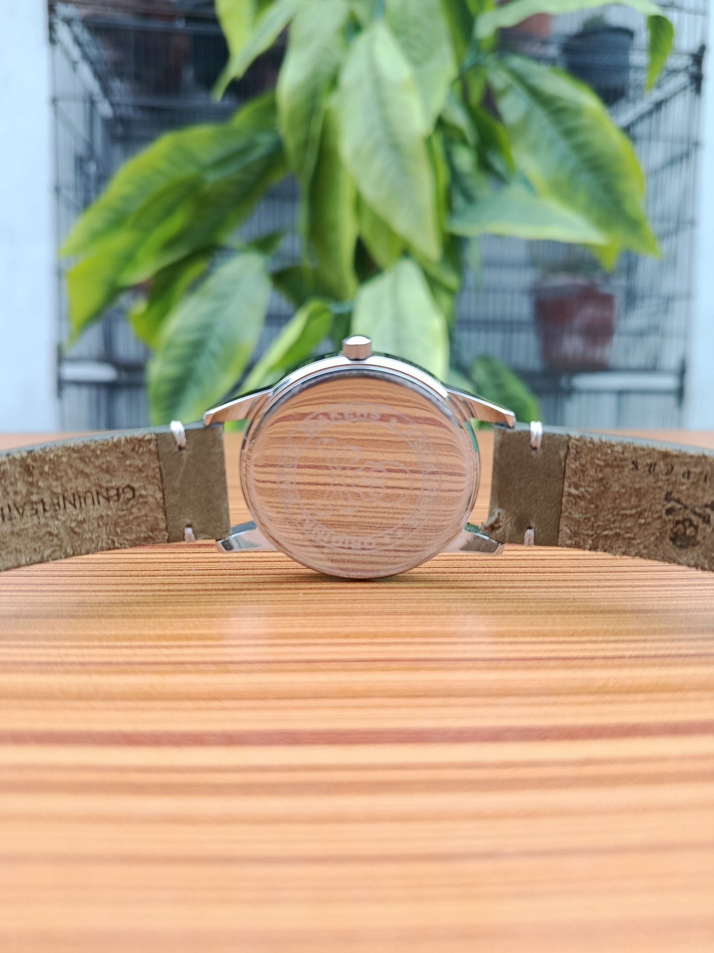 Scalpers Men’s Watch – White & Olive Green