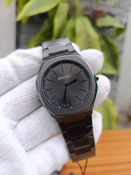 Arctik Cargo WBJ0295-001 Men’s Quartz Watch | Black Dial Black Stainless Steel 39mm