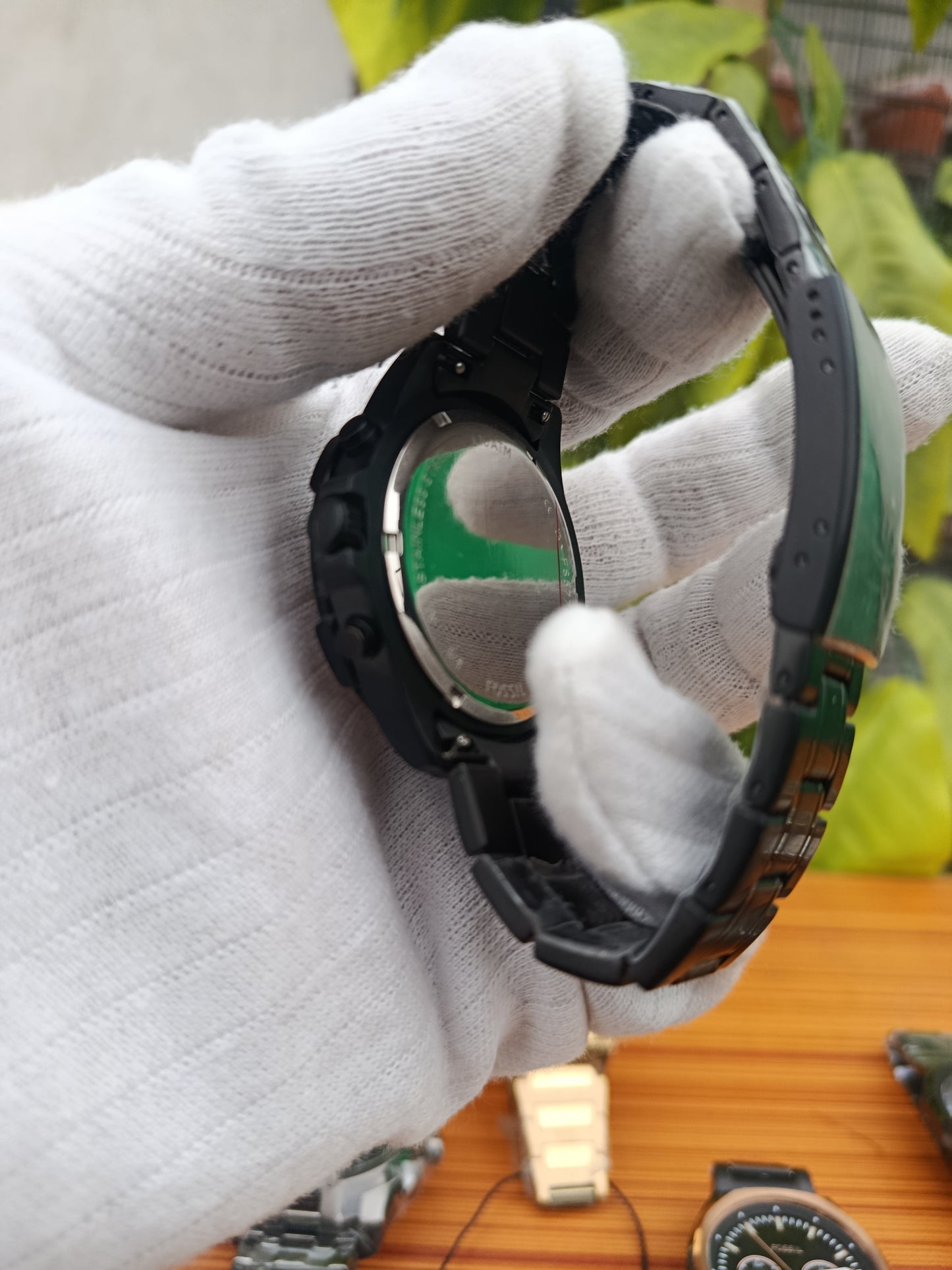 Fossil Garrett FS5773 Men’s Chronograph Watch | Black Dial Black Stainless Steel Quartz