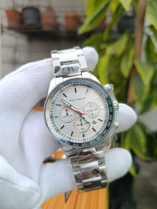 Mini Focus MF0187G-02 Men’s Metal Band Watch – Modern Quartz Timepiece
