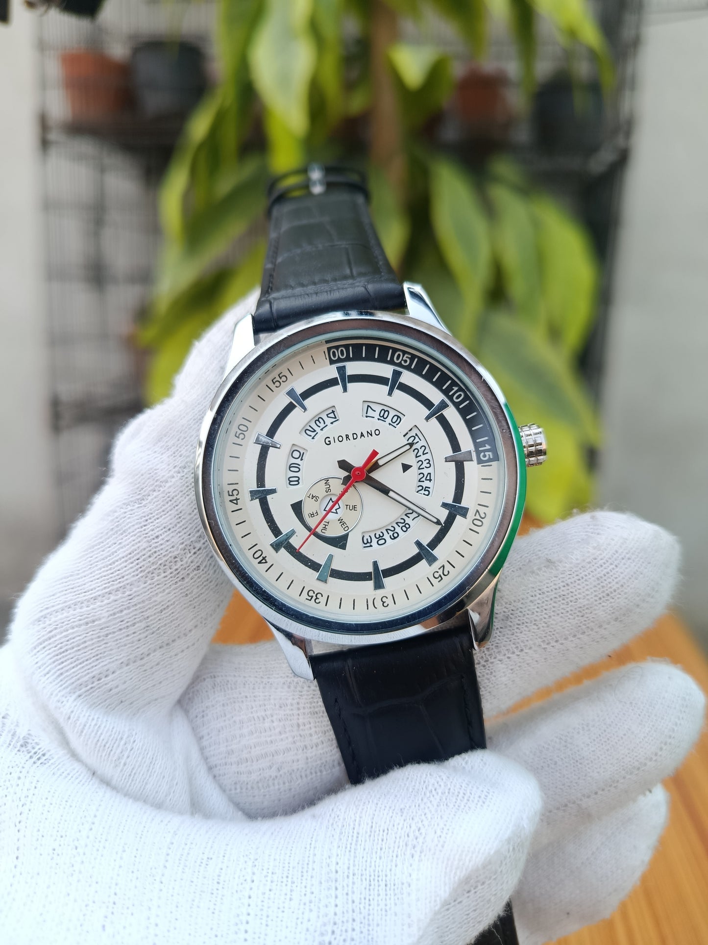Giordano Men's Watch Stainless Steel Arrow Date