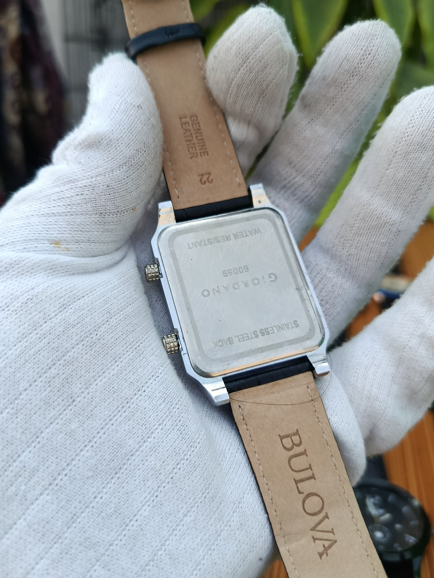 Giordano Dual Time Square Dial Watch