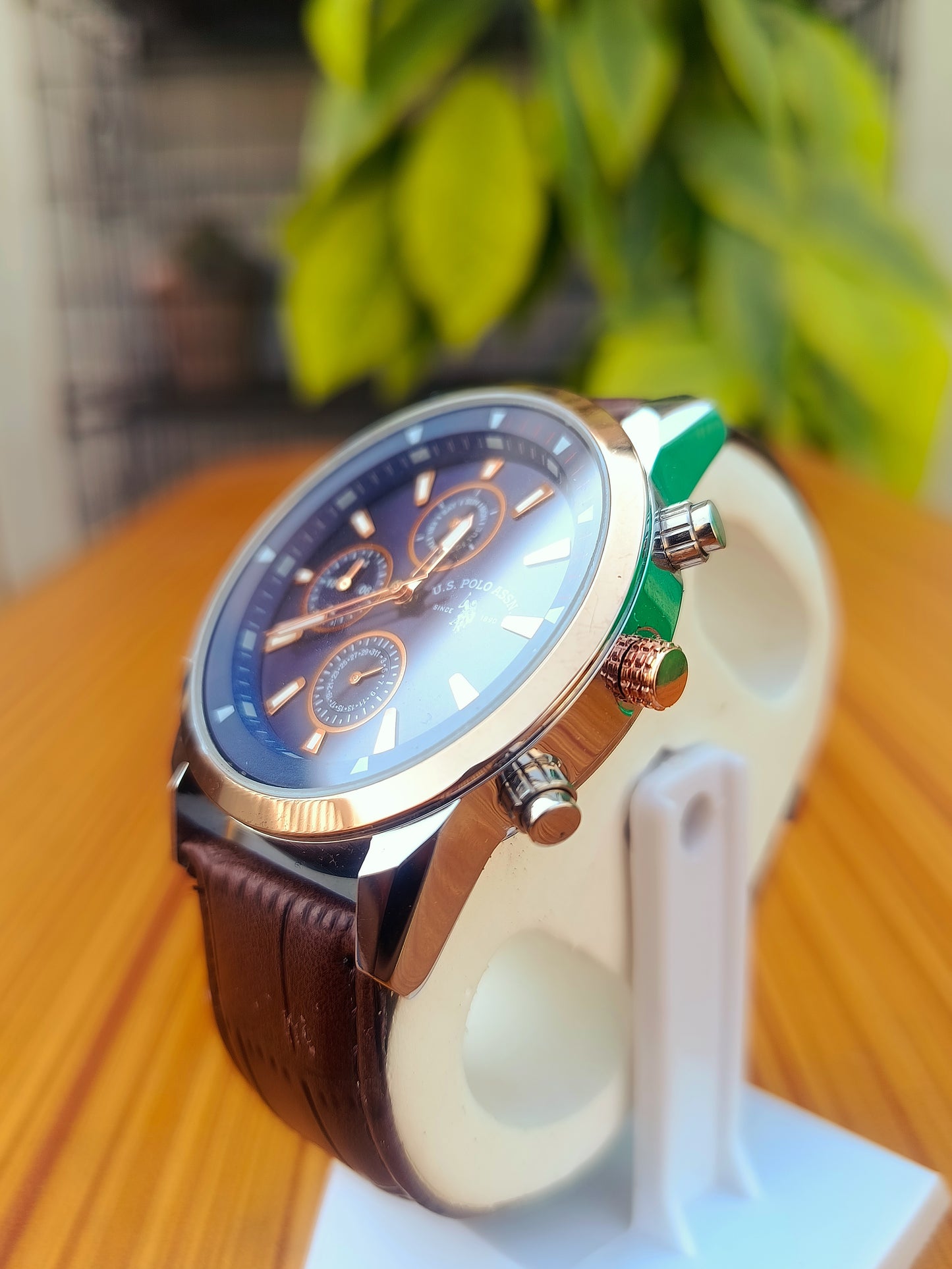Us Polo Men's Blue Dial Multifunction Watch