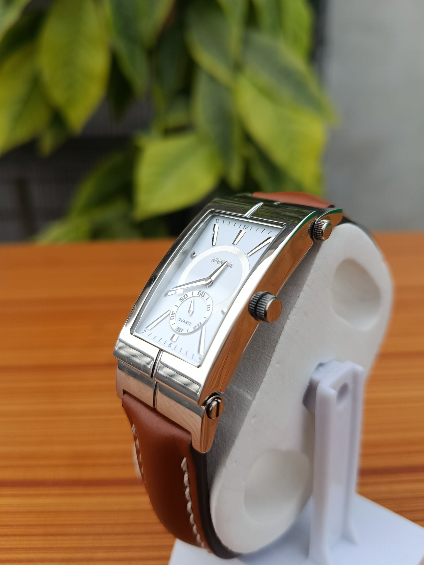 Kinzele Original Quartz Tank Shape Watch | Vintage Classic Design