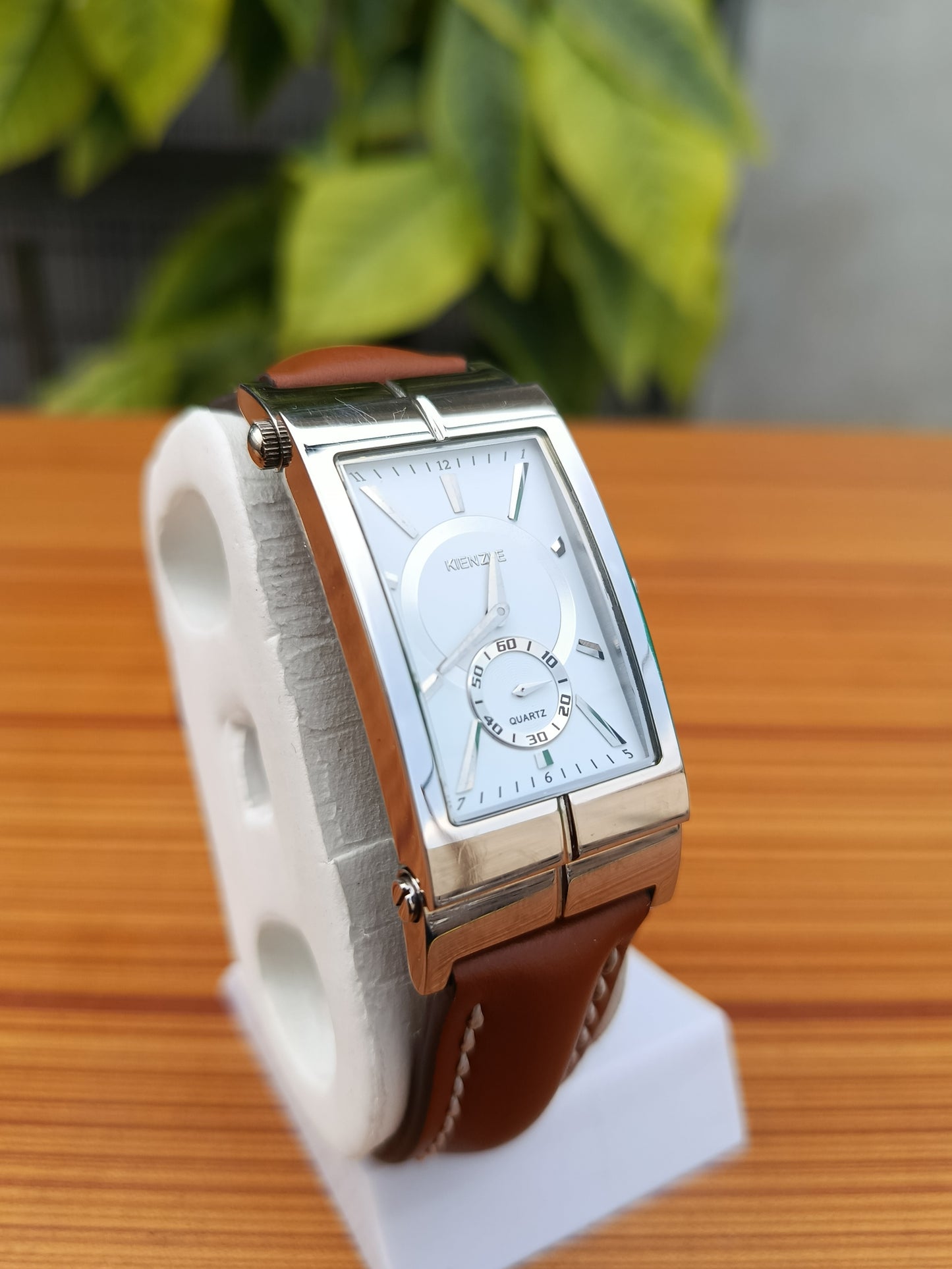 Kinzele Original Quartz Tank Shape Watch | Vintage Classic Design