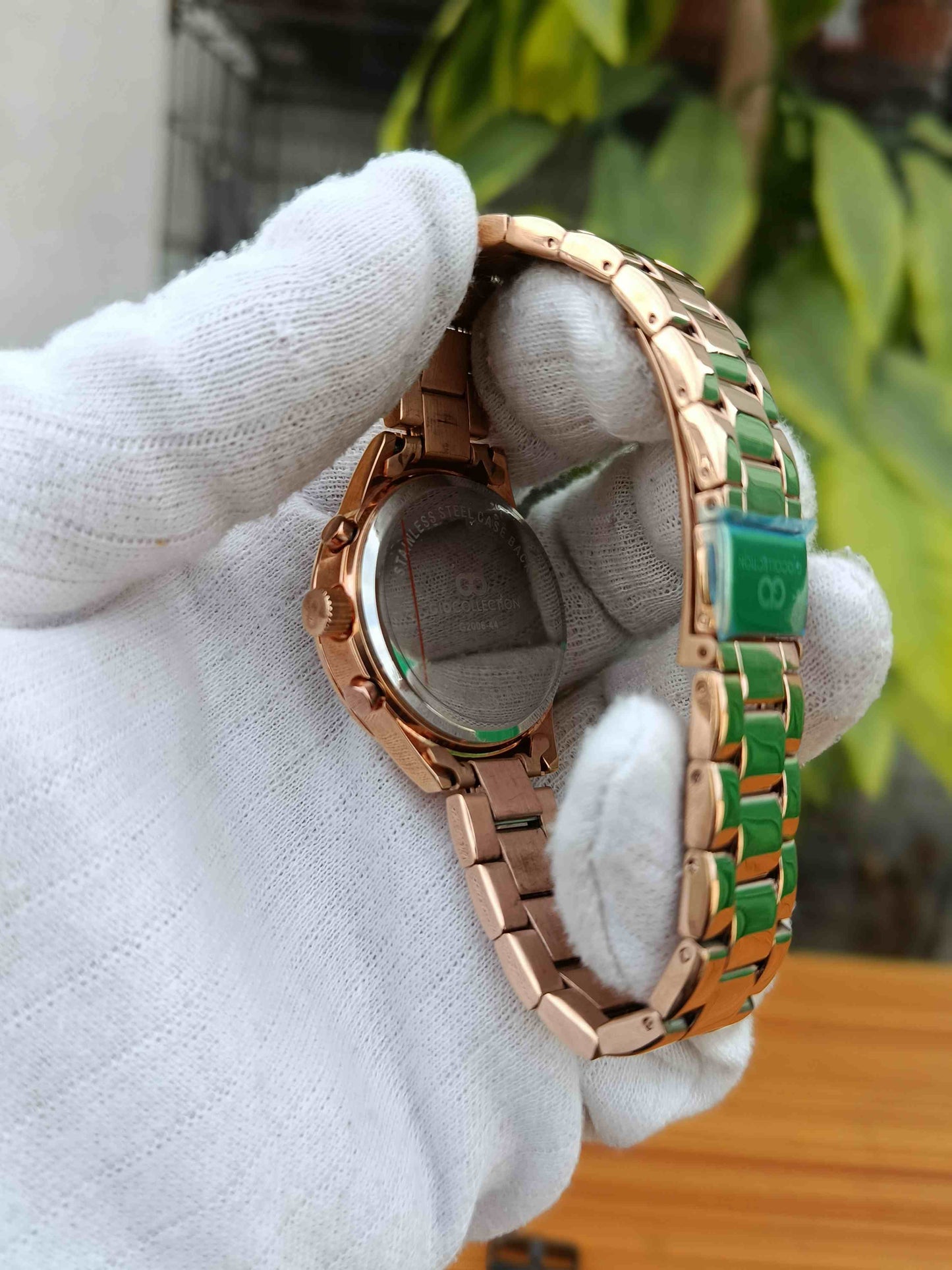 GIO Collection Women's Rose Gold Watch 2013-33 – Elegant Stainless Steel Ladies Wrist Watch