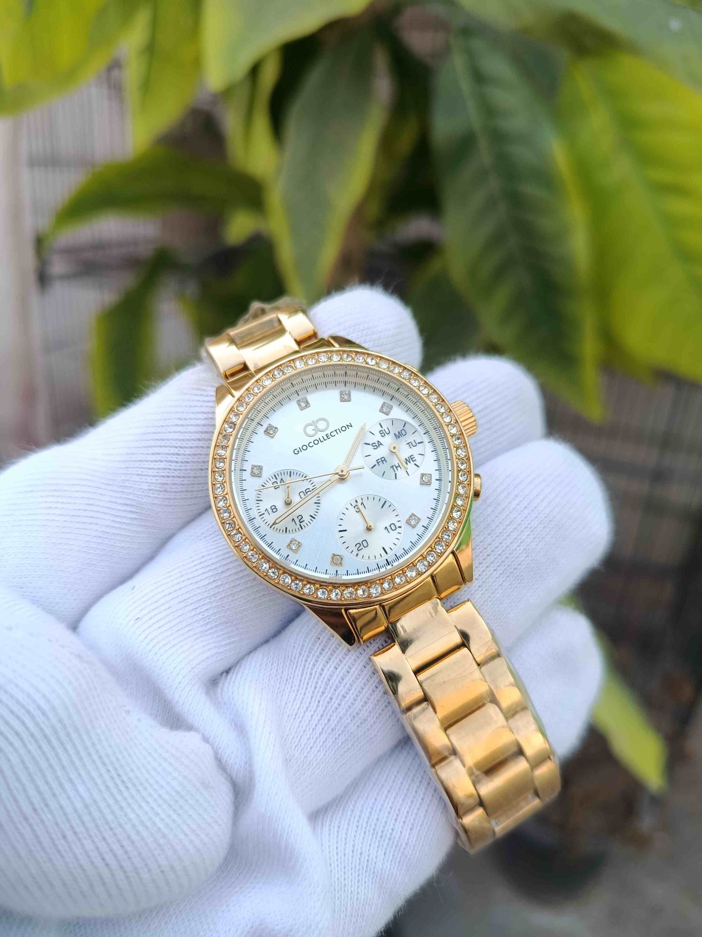 GIO Collection Women's Gold Watch 2013-33 – Elegant Stainless Steel La ...