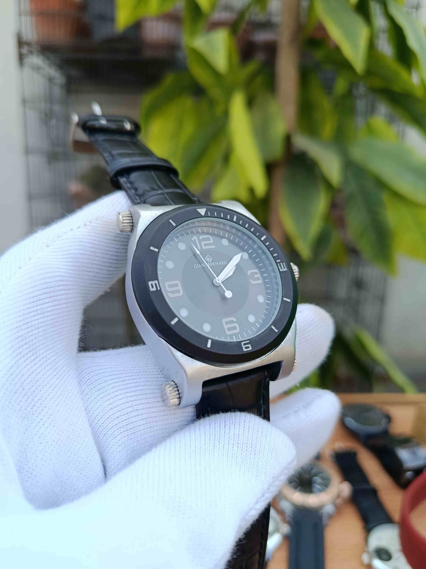 Giani Bernard GB-106D Analog Multi-Colour Dial Men's Watch | Stainless Steel