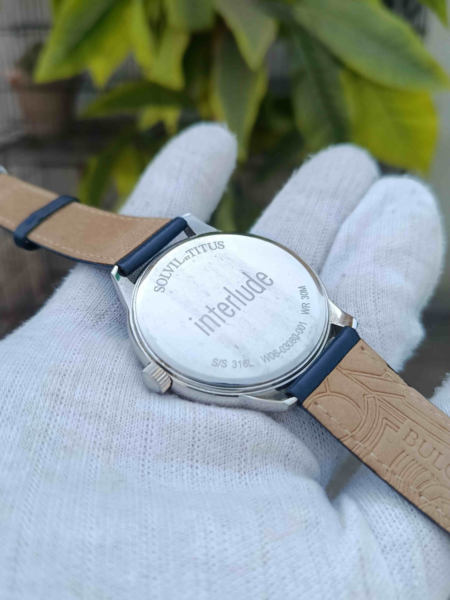 Interlude Multifunctional Quartz Leather Watch W06-03080-003