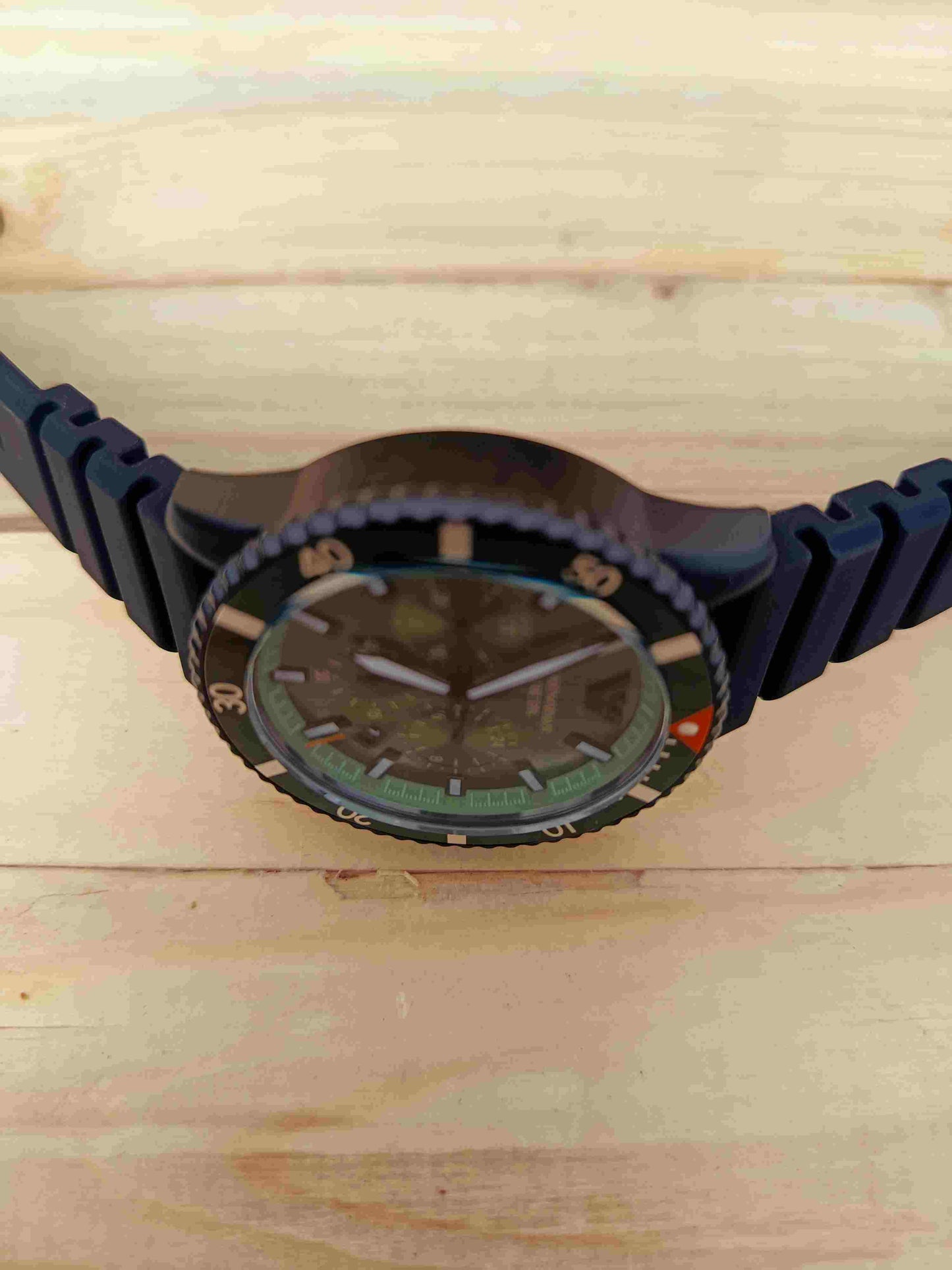 Emporio Armani Diver Analog Green Dial Men’s Watch-AR11463