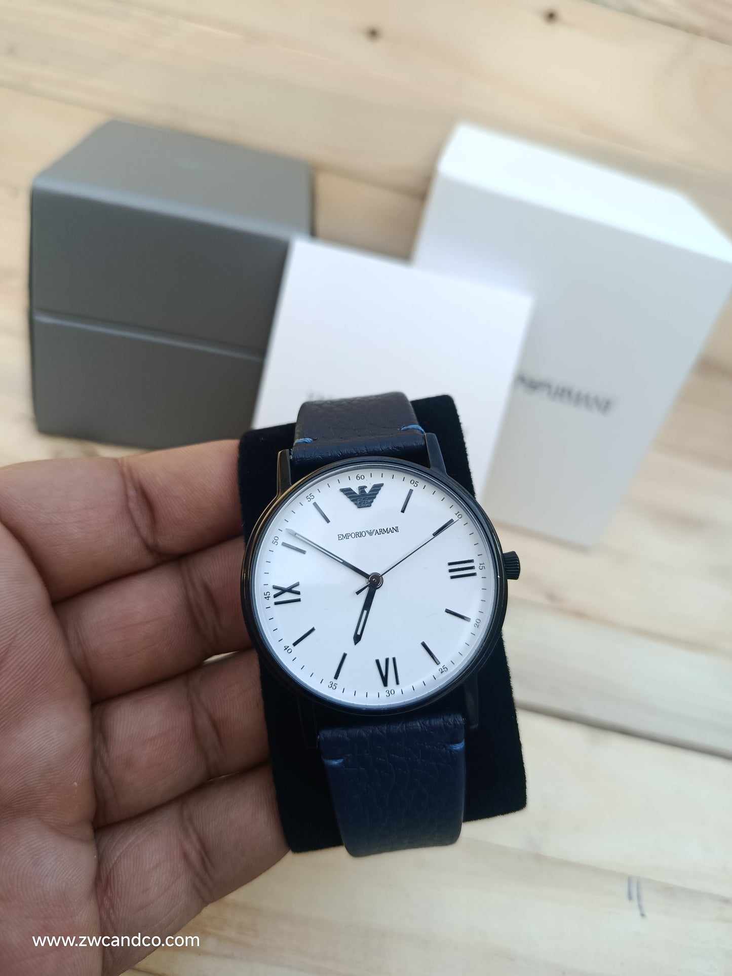 Emporio Armani AR80004 Men’s Analog Quartz Watch with Black Dial