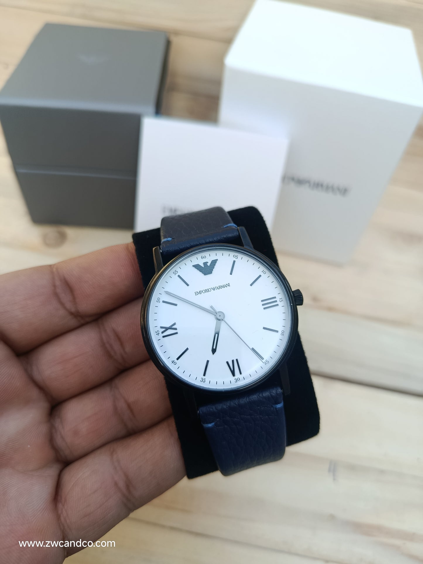 Emporio Armani AR80004 Men’s Analog Quartz Watch with Black Dial
