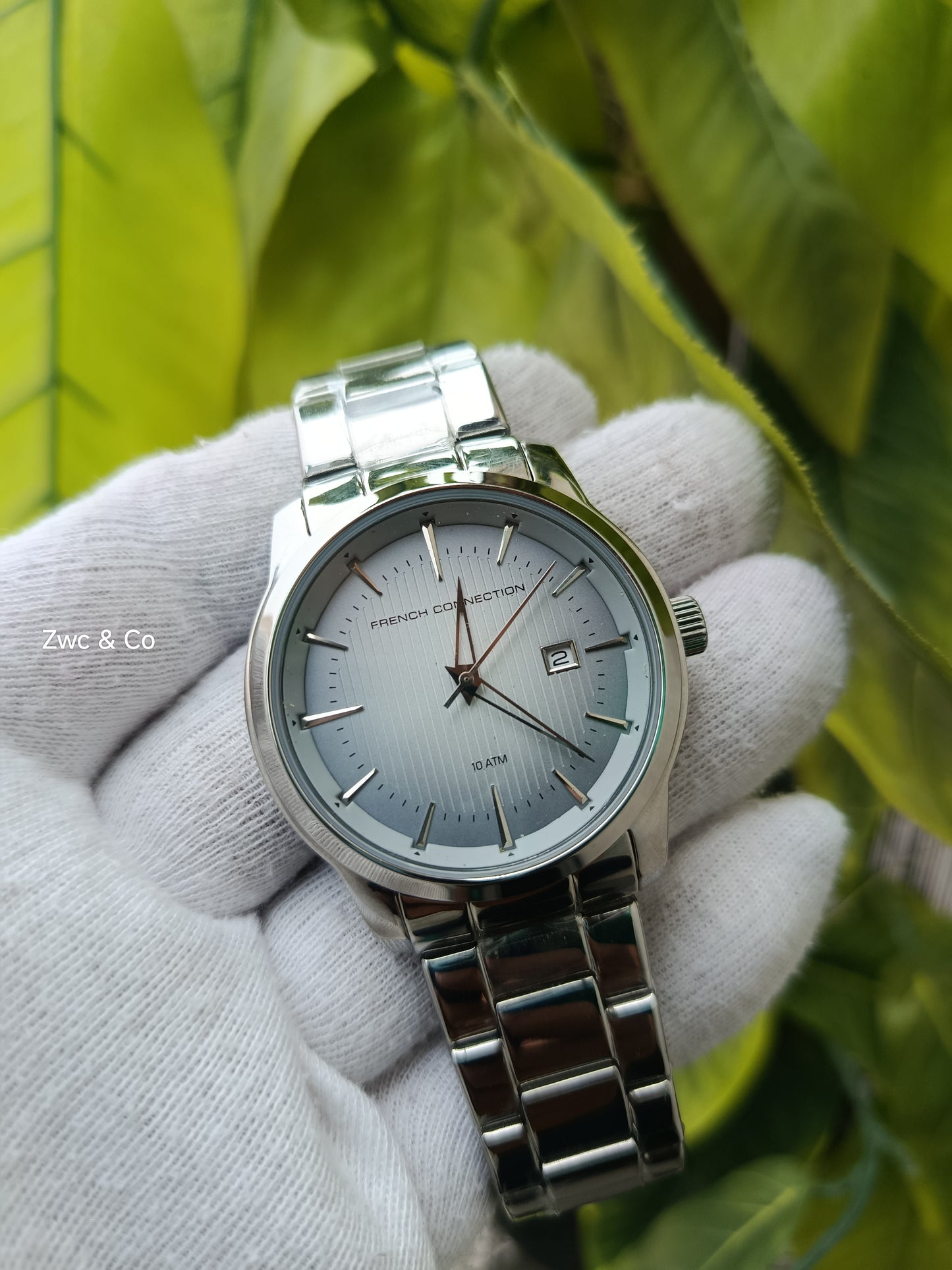 French Connection Men’s Quartz Analog Watch Sky Blue Dial