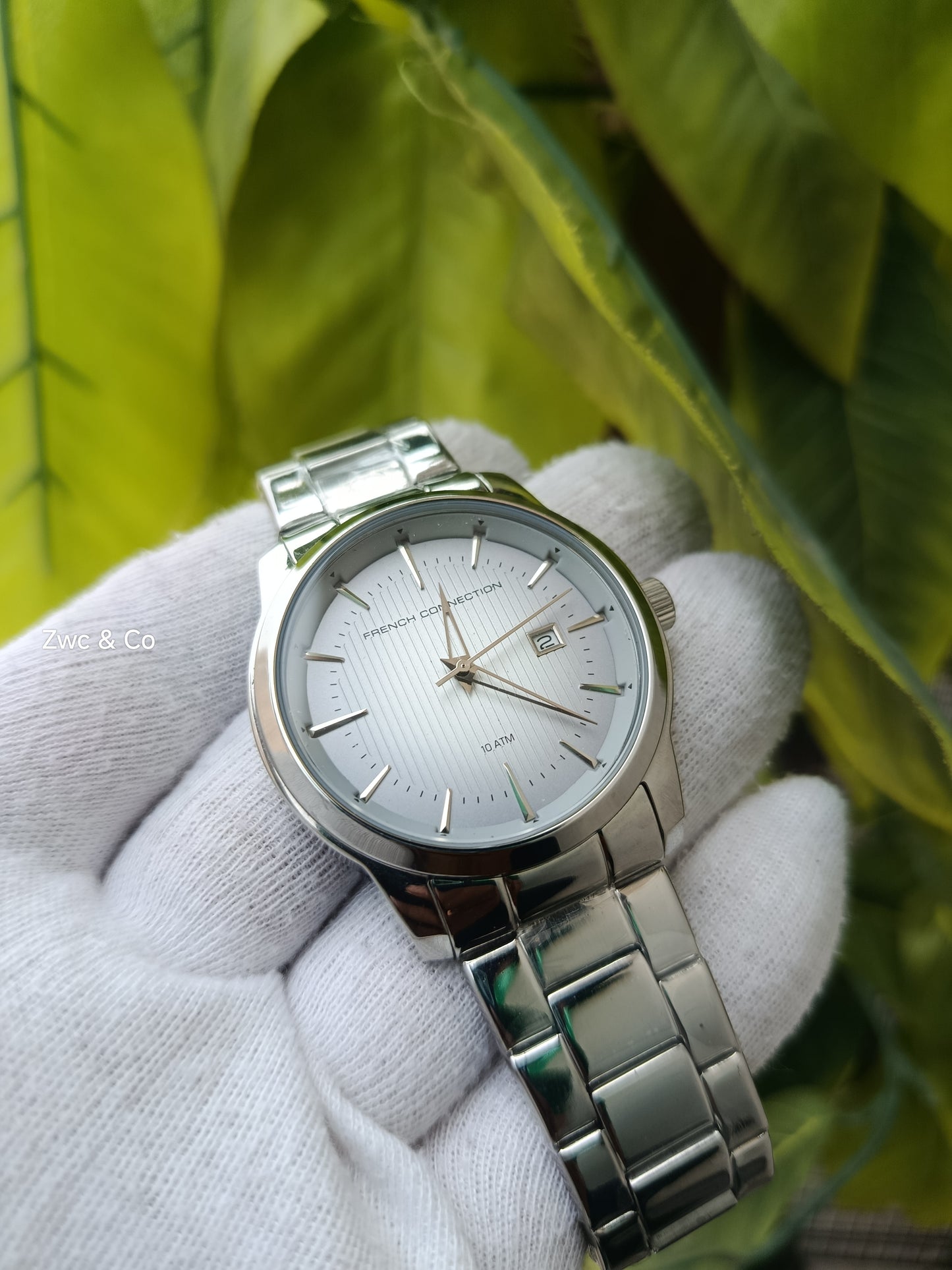 French Connection Men’s Quartz Analog Watch Sky Blue Dial
