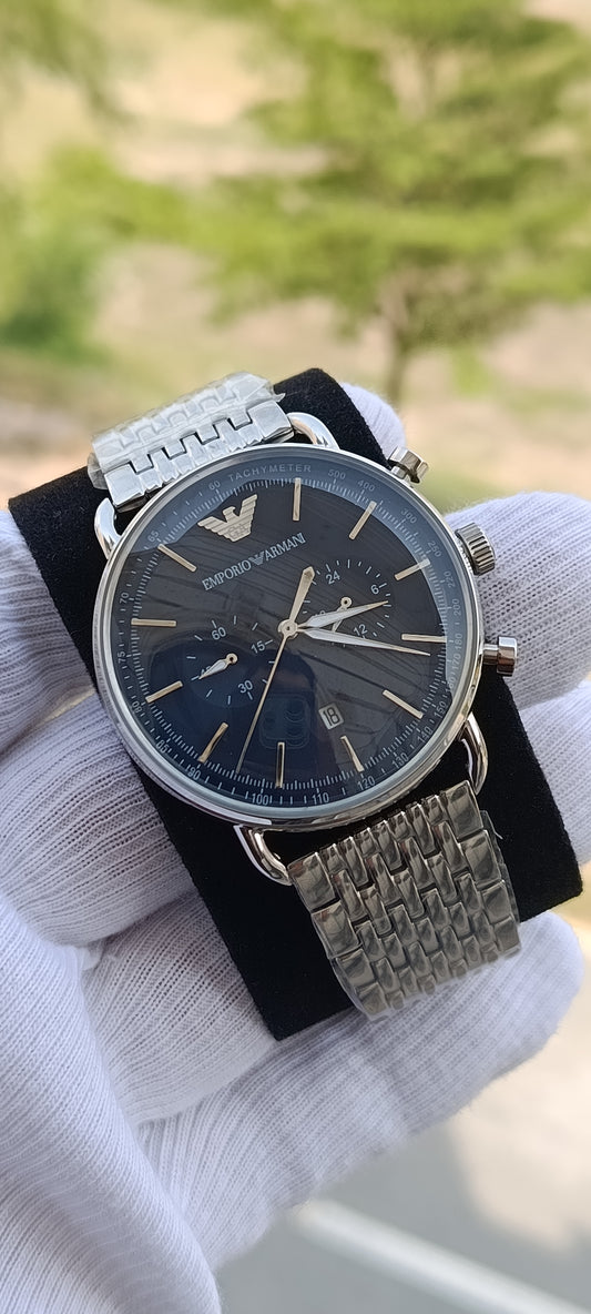 Emporio Armani Men's Chronograph Stainless Steel 43mm Watch AR11238