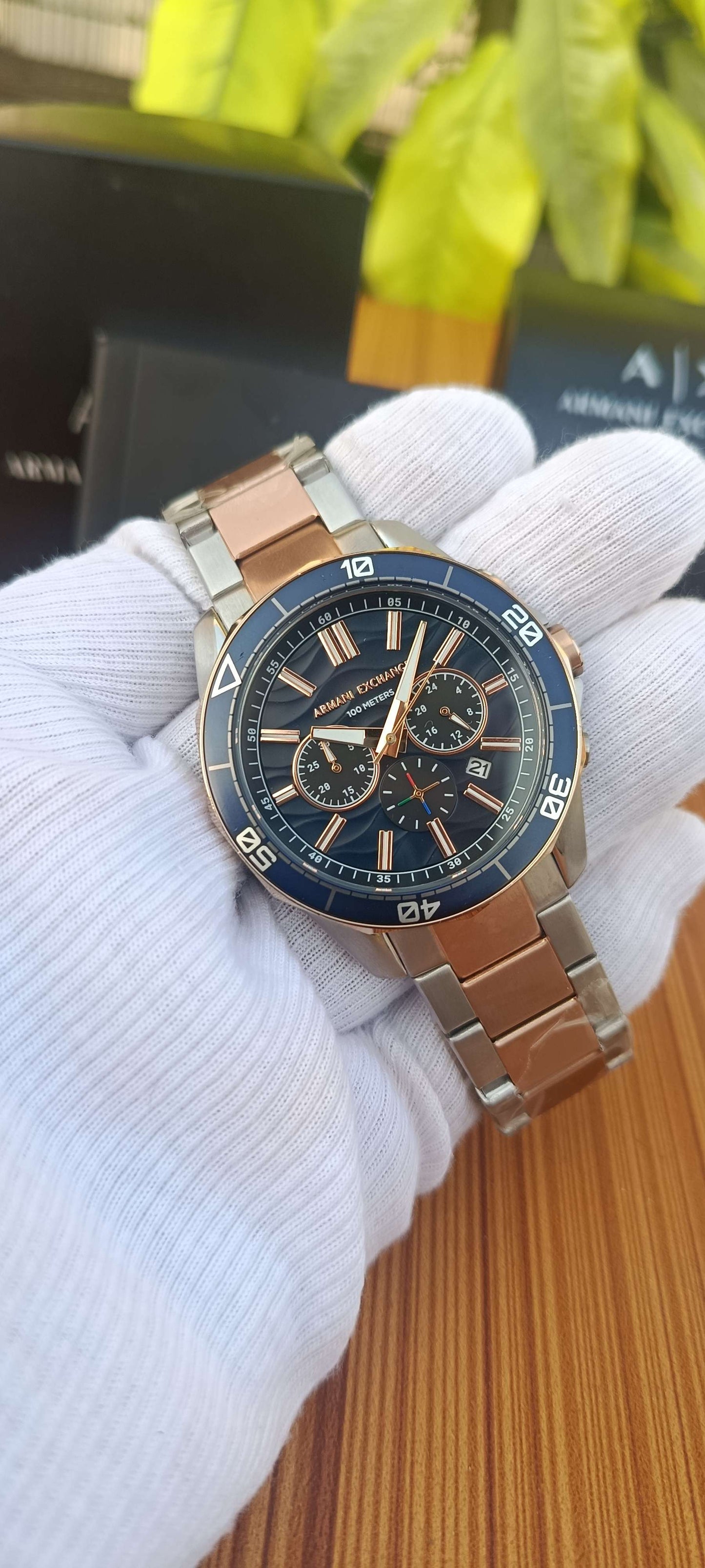 Armani Exchange AX1965 Chronograph Blue Dial Men's Watch