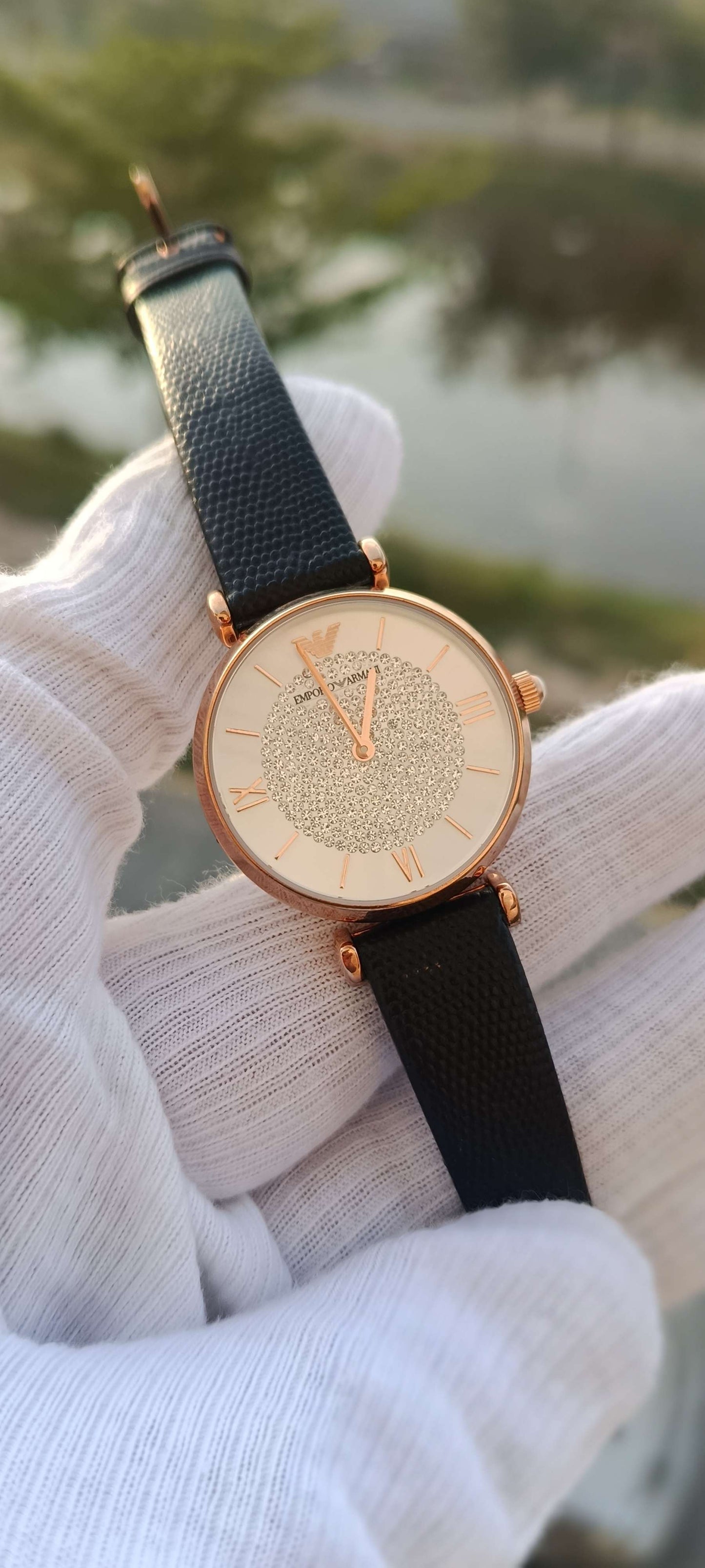Emporio Armani Gianni T-Bar Women's Analog Quartz Watch - AR11387