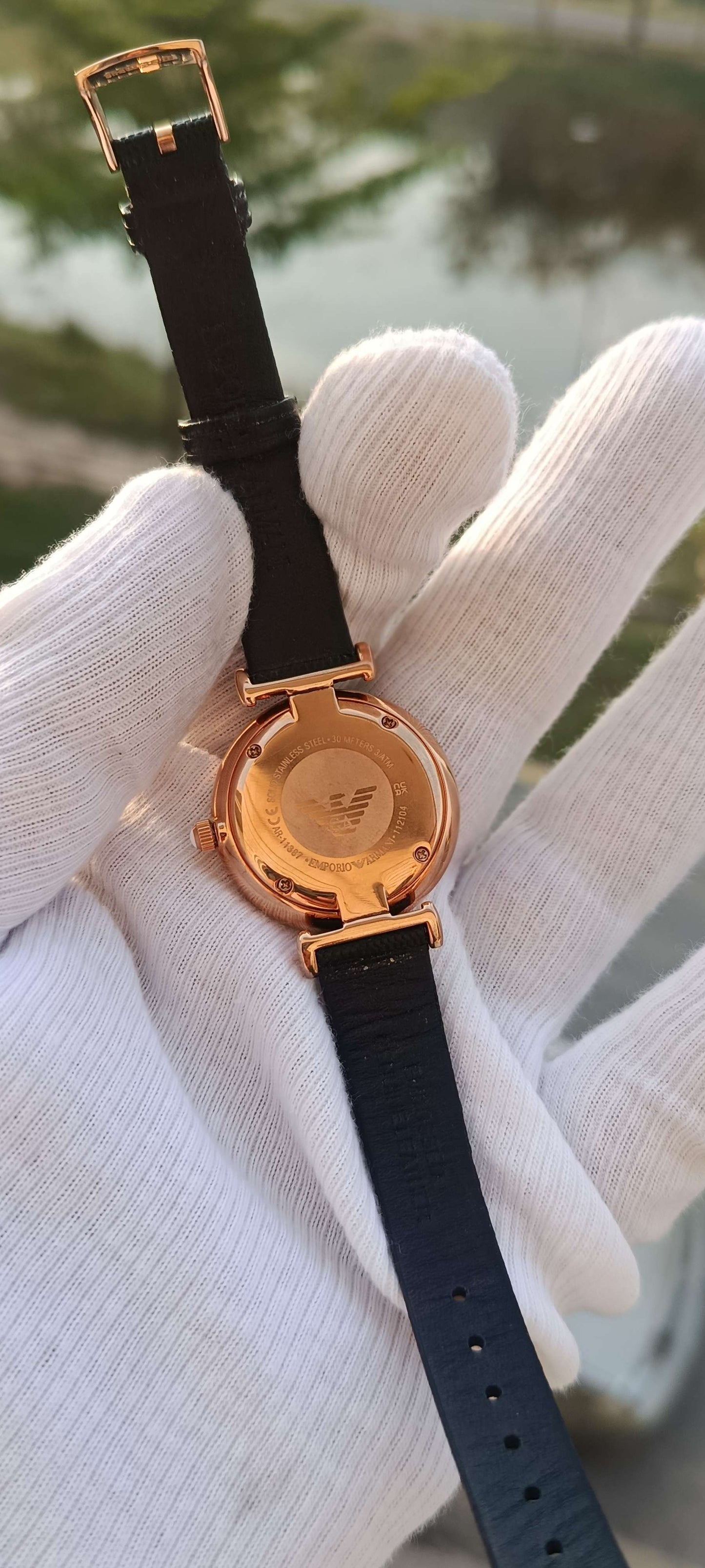 Emporio Armani Gianni T-Bar Women's Analog Quartz Watch - AR11387