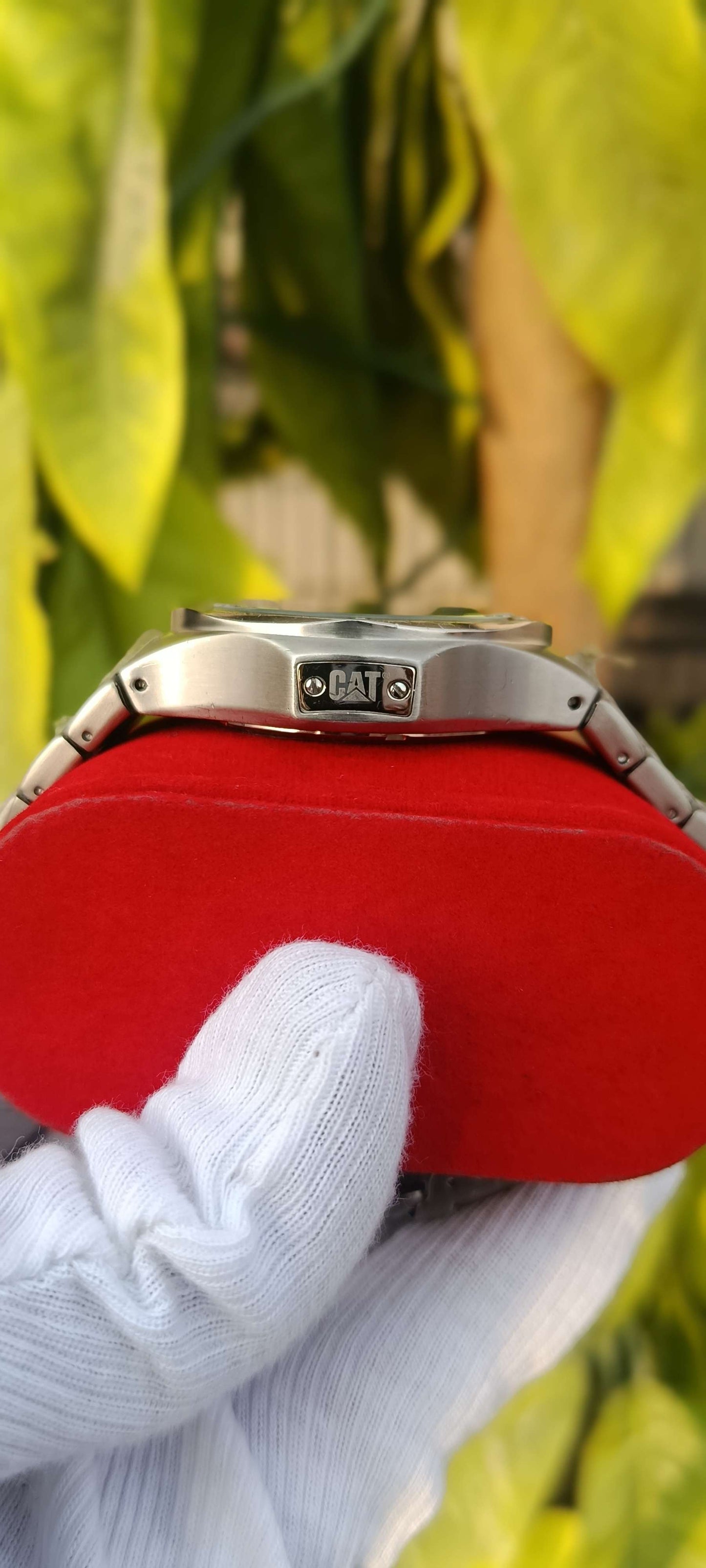 Rugged CAT Caterpillar Stainless Steel Men’s Analog Wristwatch