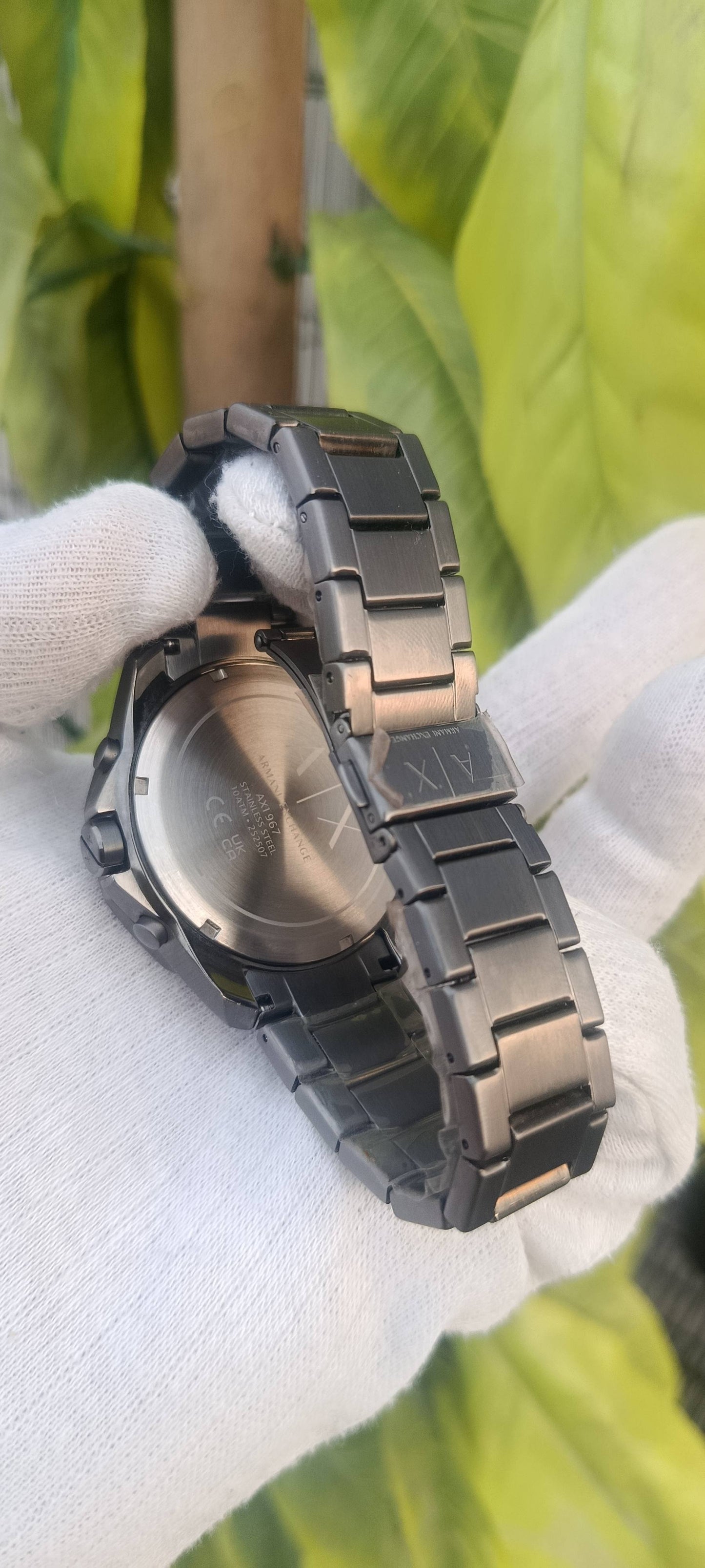 Armani Exchange Spencer Chronograph Gunmetal Grey Watch (AX1967)