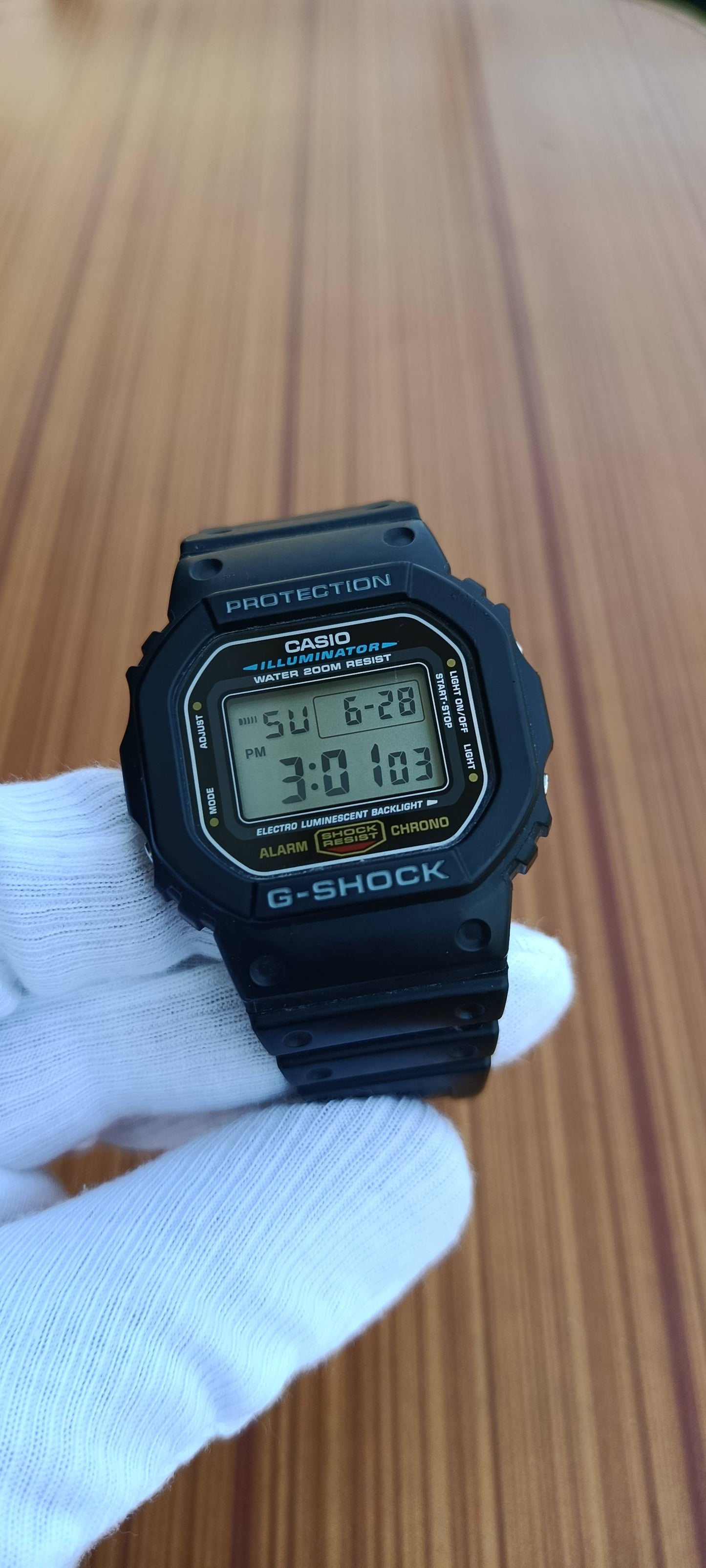 Casio G-Shock Origin Square Digital Black Resin Men's Watch (Model: DW-5600UE-1DR)