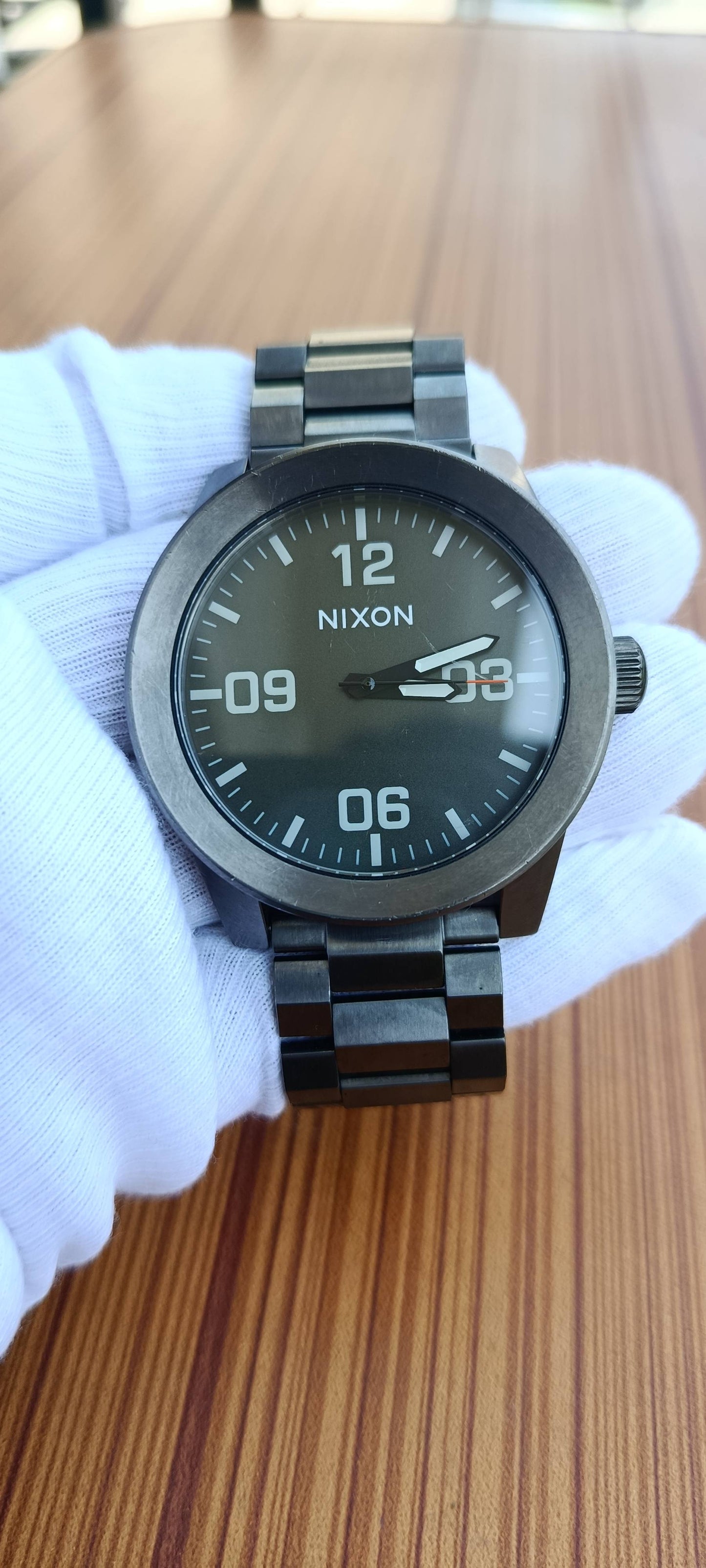 Nixon The Corporal SS Matte Black Classic Men's Field Watch (Model: A346 Series)