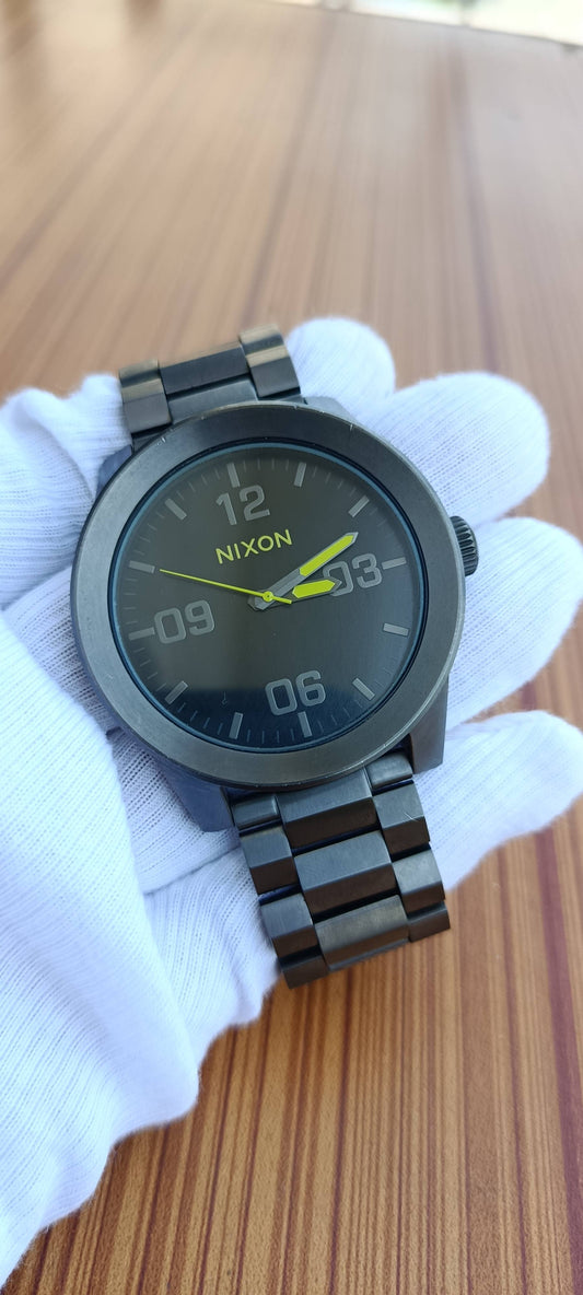 Nixon Men's Black Stainless Steel Watch | A346-5002