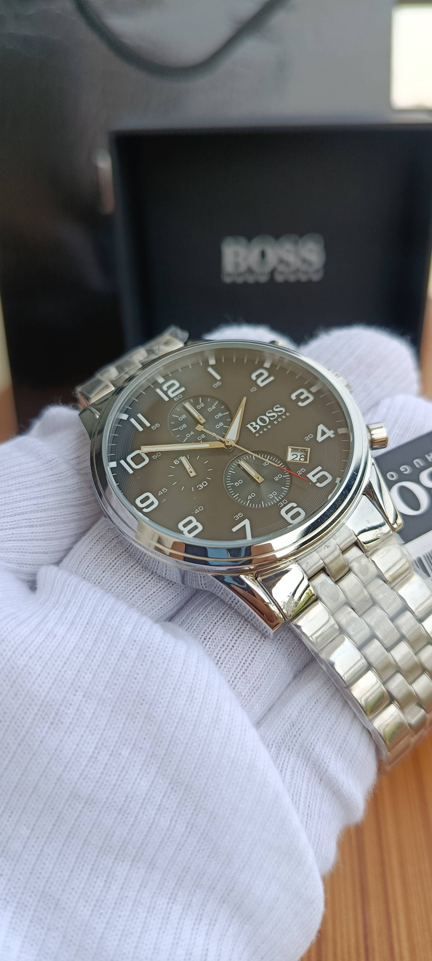 HUGO BOSS Men's Aeroliner Chronograph Watch - Model 1512446
