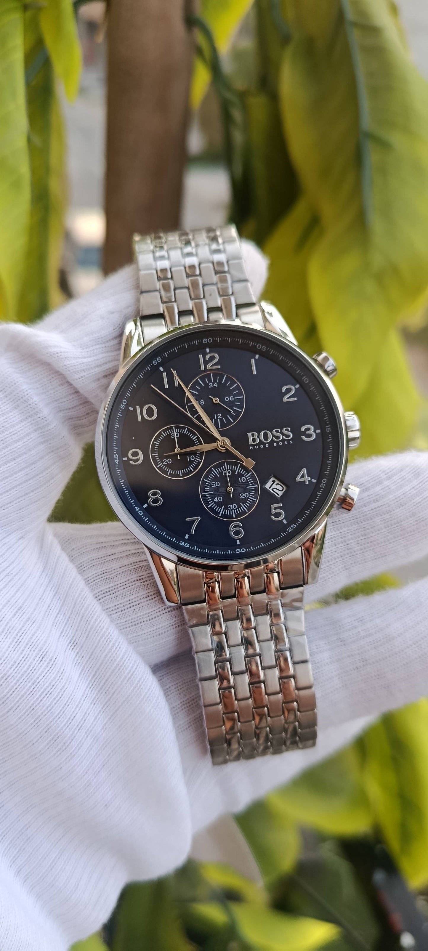 Hugo Boss Classic Navigator Men’s Watch – Blue Dial 1513498