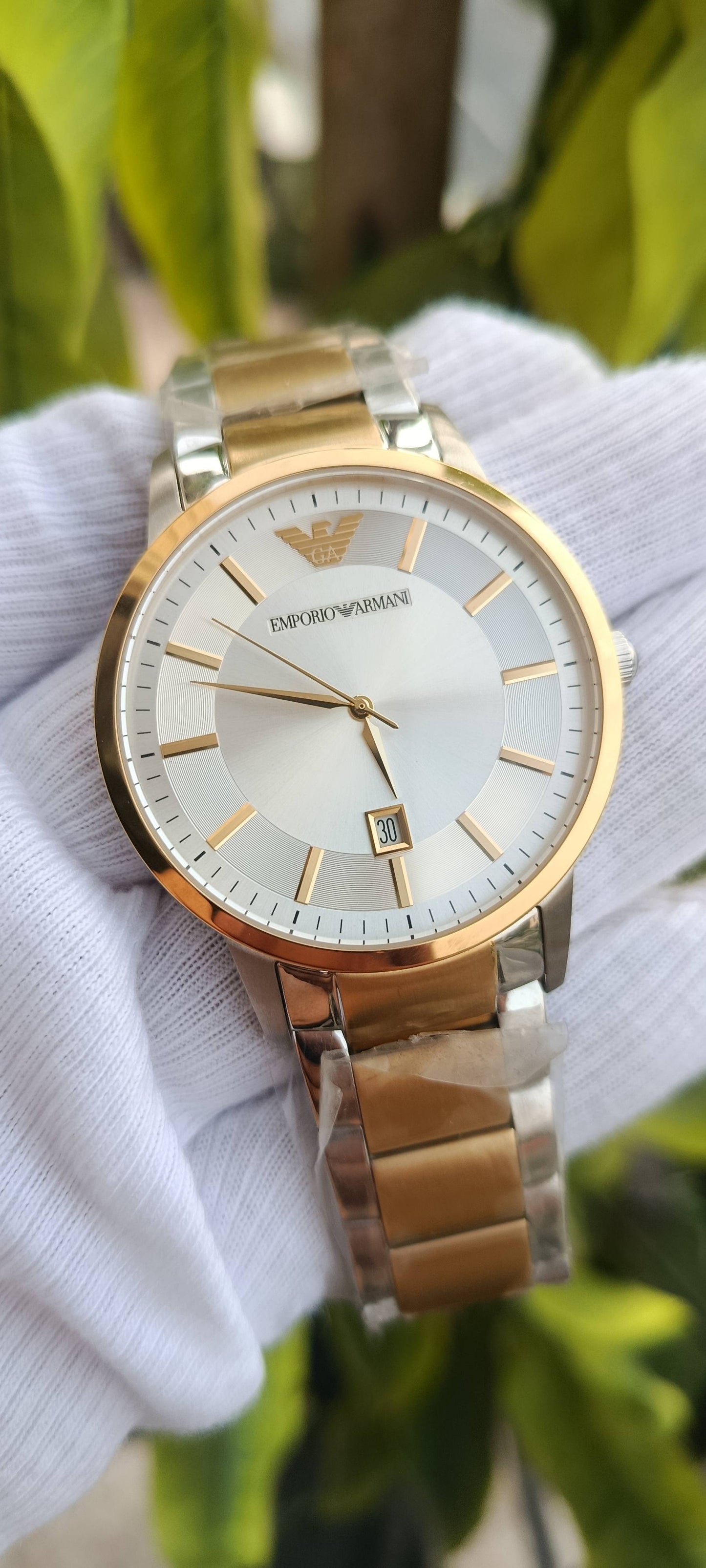 Emporio Armani Men's Two-Tone Stainless Steel Watch AR2449