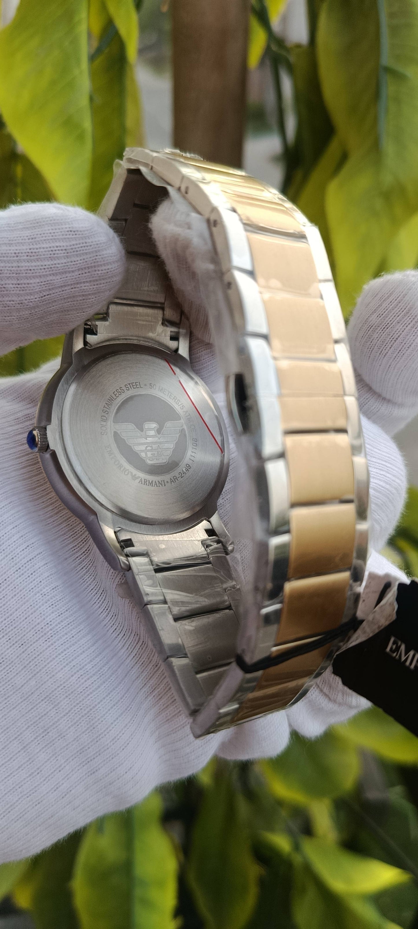 Emporio Armani Men's Two-Tone Stainless Steel Watch AR2449