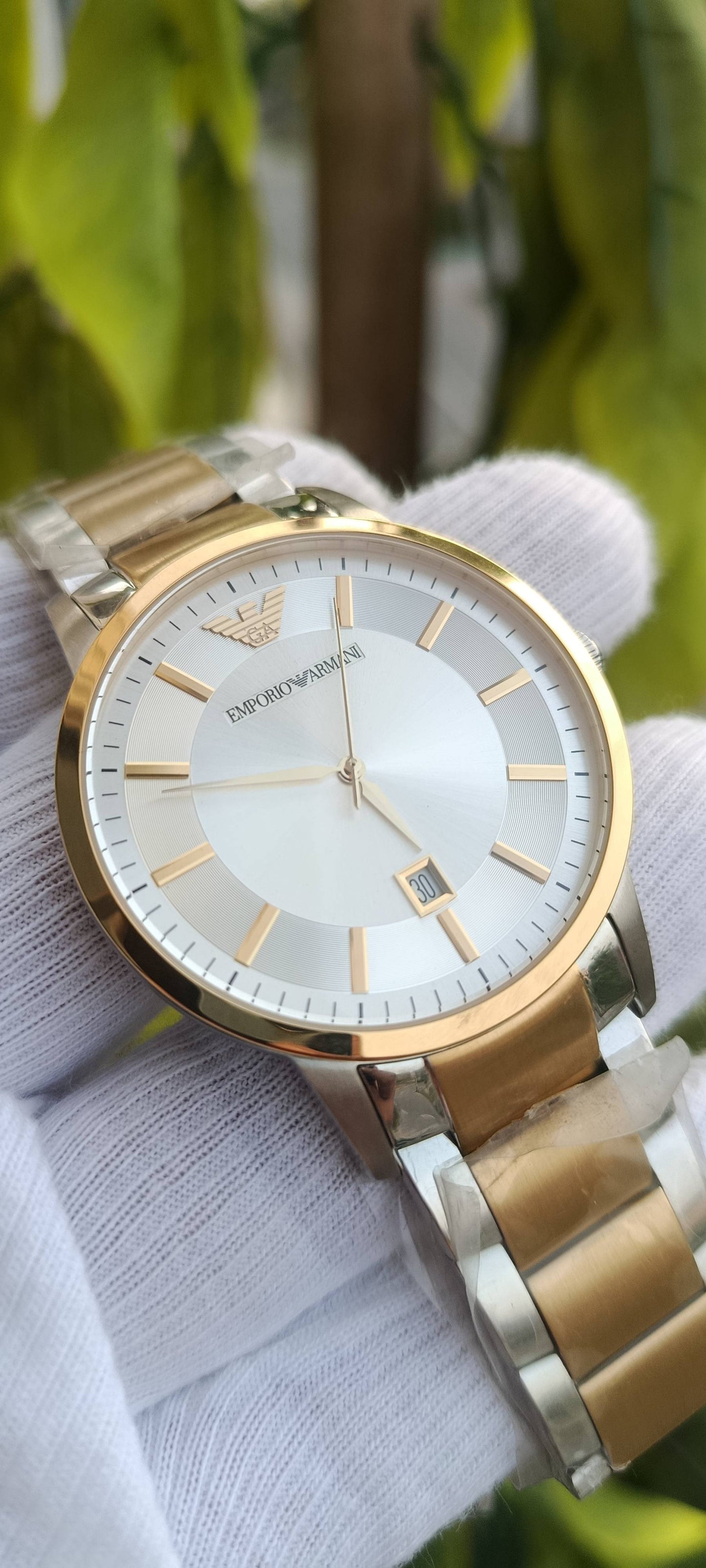 Emporio Armani Men's Two-Tone Stainless Steel Watch AR2449