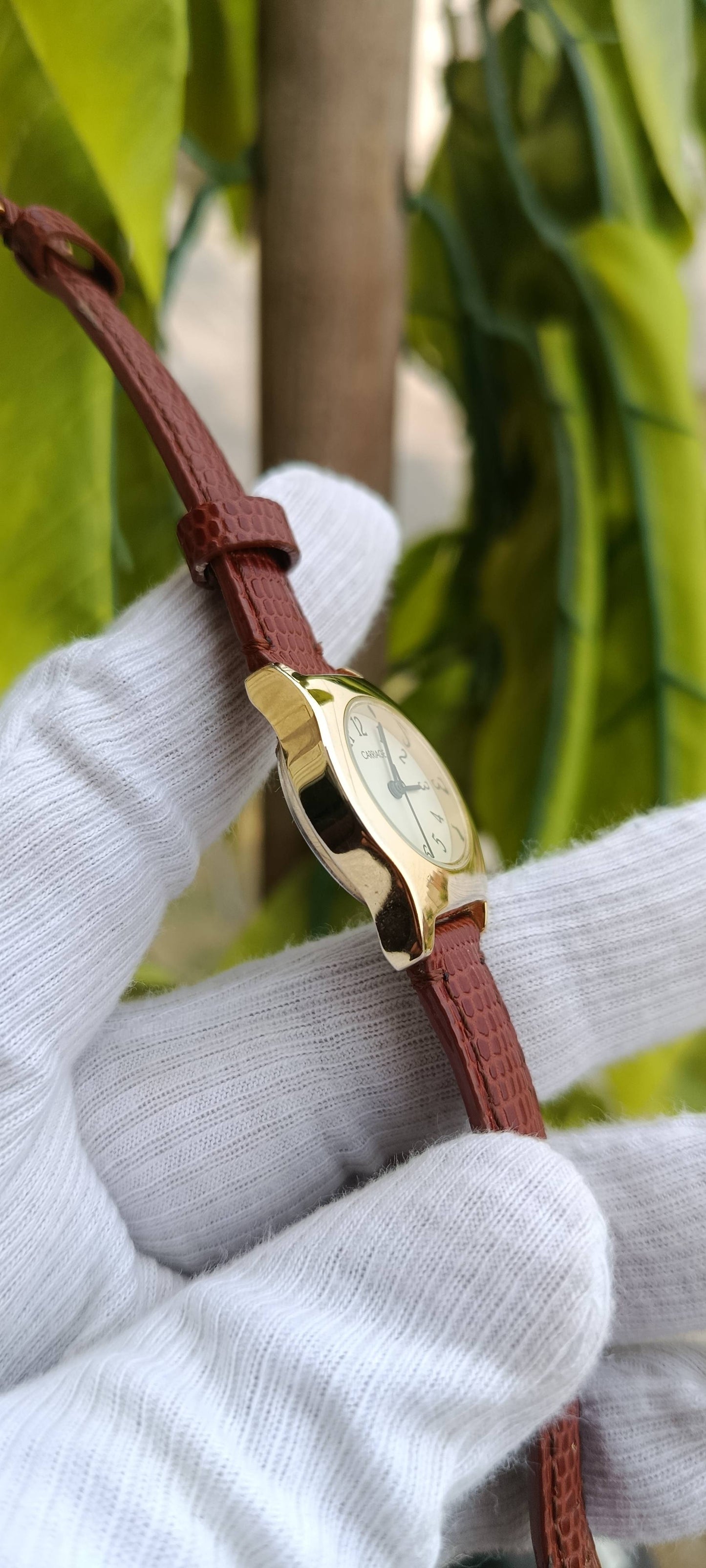 Vintage Carriage by Timex Gold-Tone Women's