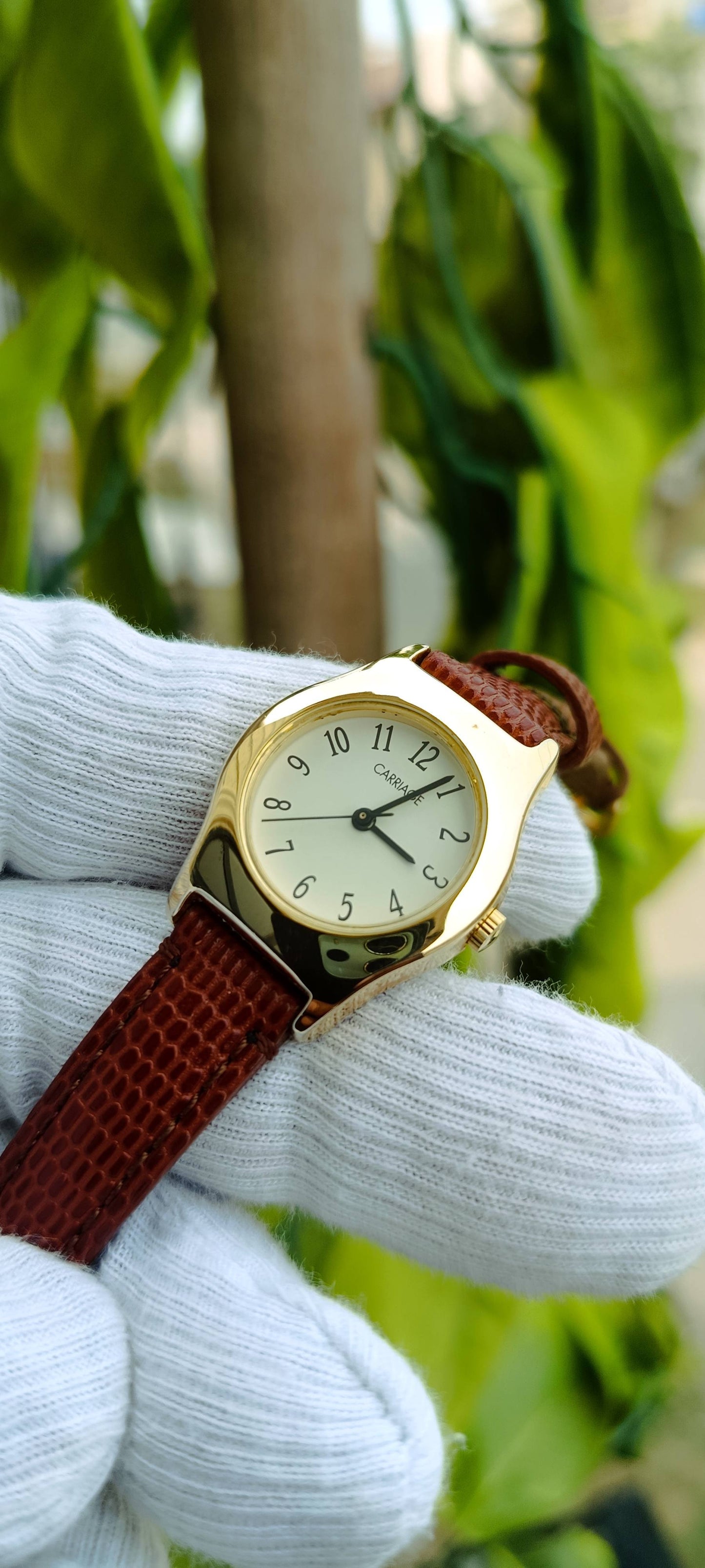 Vintage Carriage by Timex Gold-Tone Women's