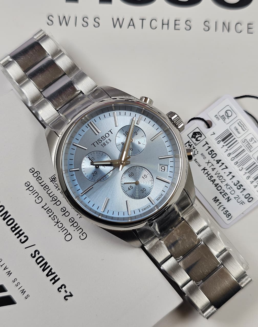Tissot PR100 Chronograph Men's Watch T150.417.11.351.00