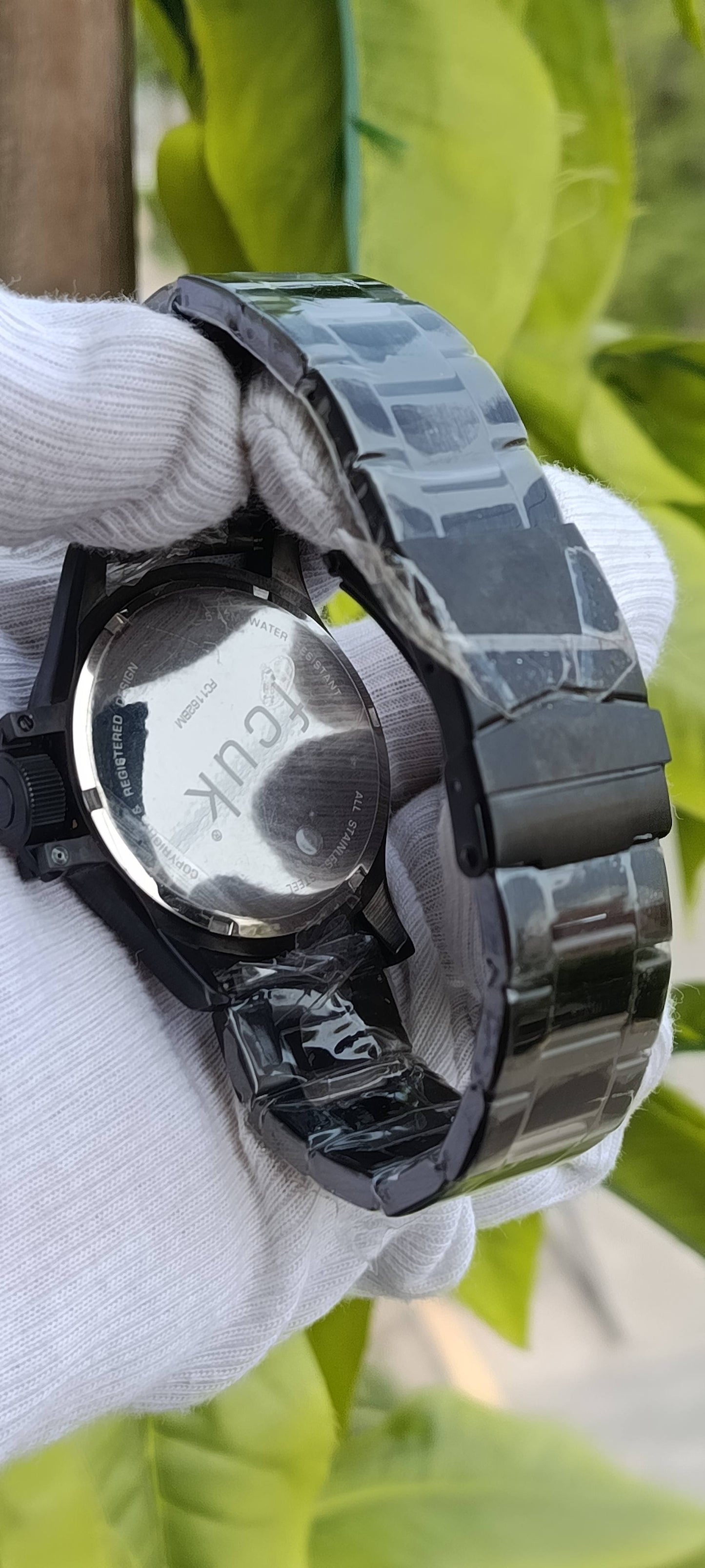 Fuck French Connection Black 46mm Watch