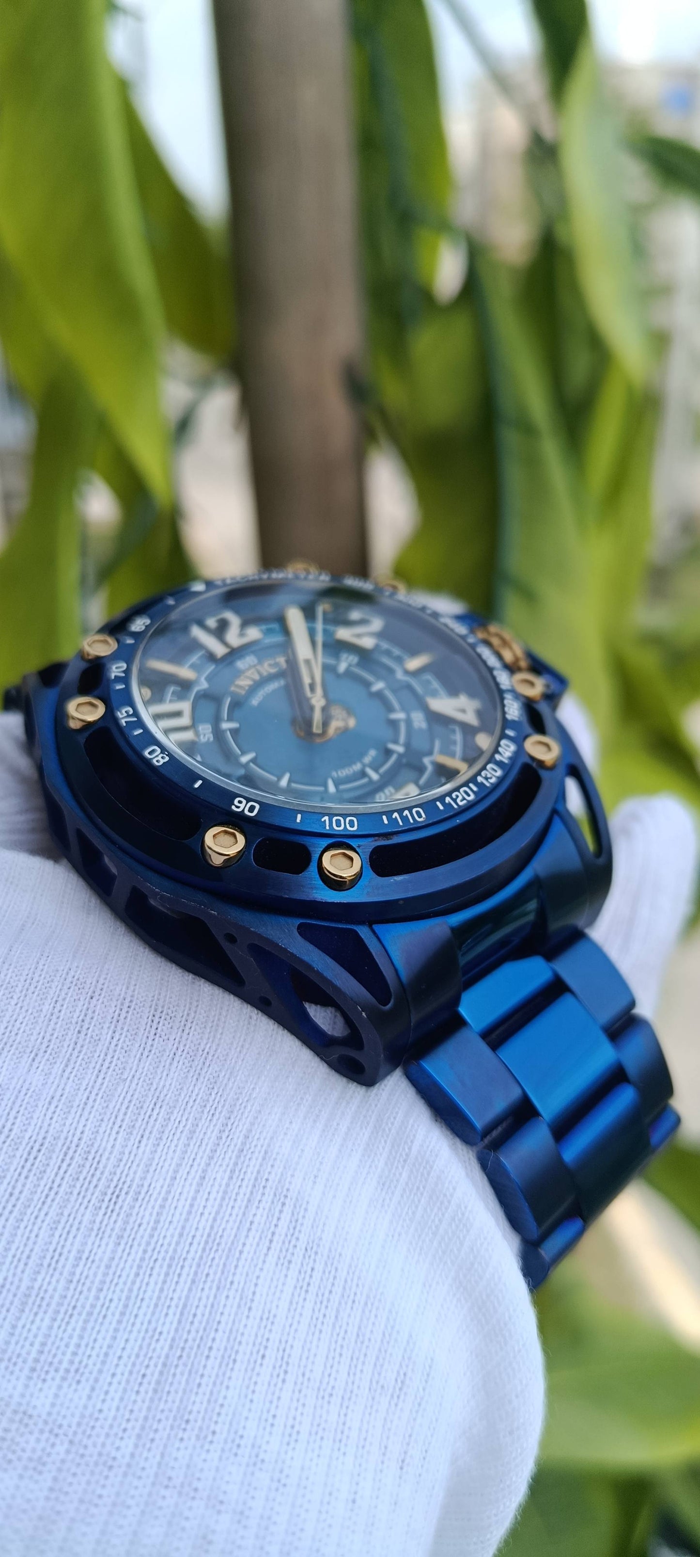 Invicta S1 Rally Automatic Men's Watch 53mm – Blue Dial & Blue Stainless Steel Bracelet (Model 39152)