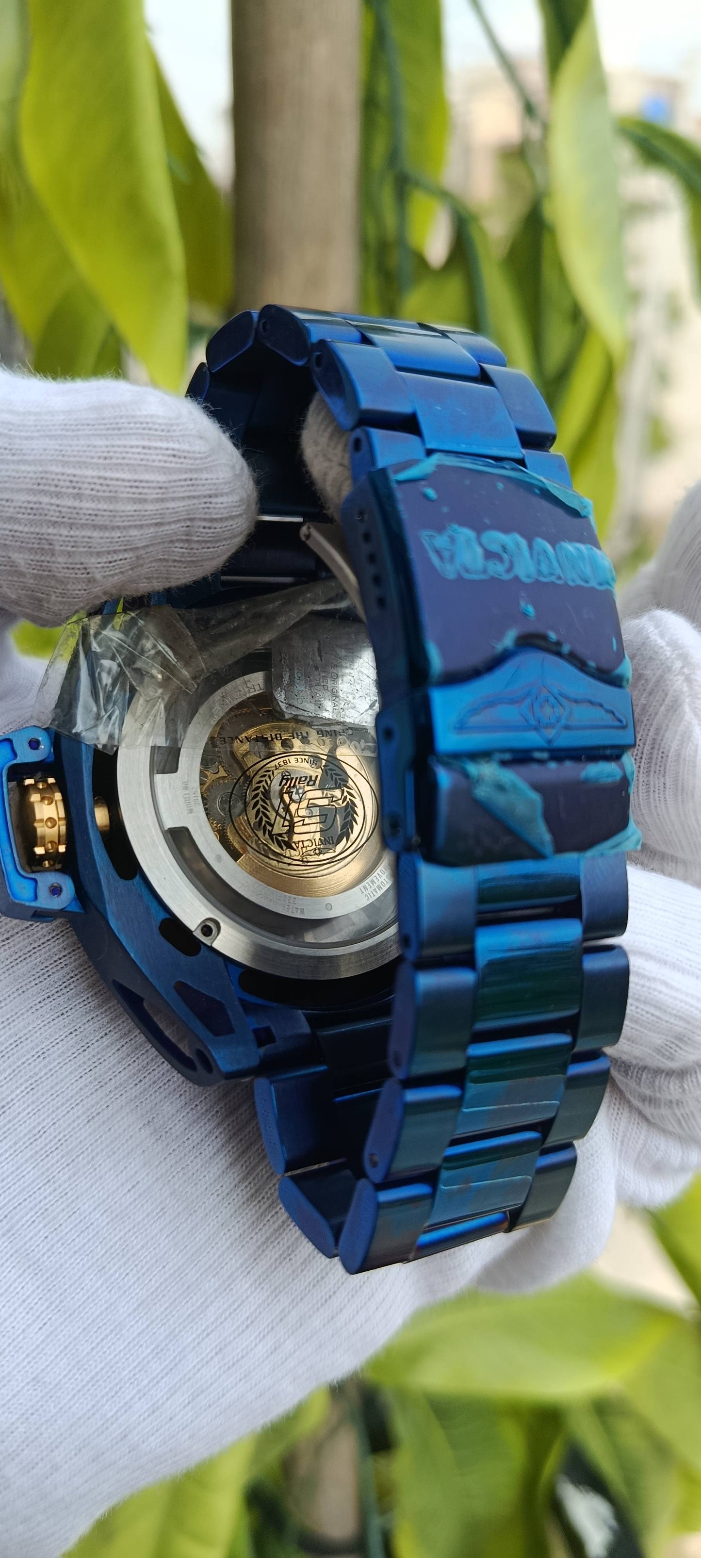Invicta S1 Rally Automatic Men's Watch 53mm – Blue Dial & Blue Stainless Steel Bracelet (Model 39152)