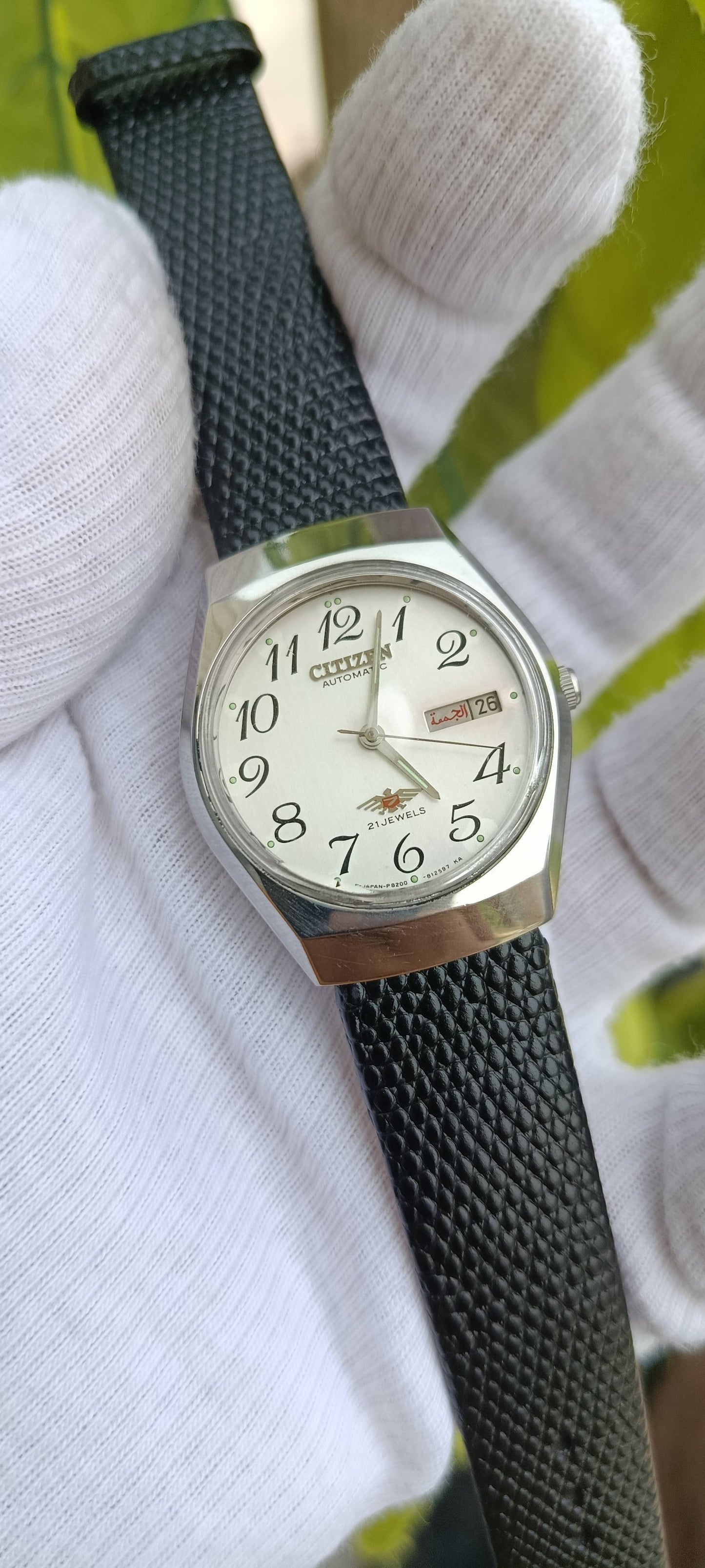 Citizen Automatic Cal. 8200A, 21 jewels, Japan-made