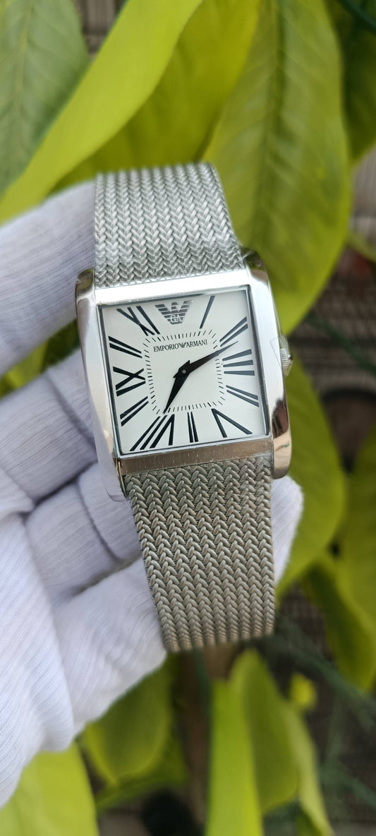 Emporio Armani Men's Rectangular Watch