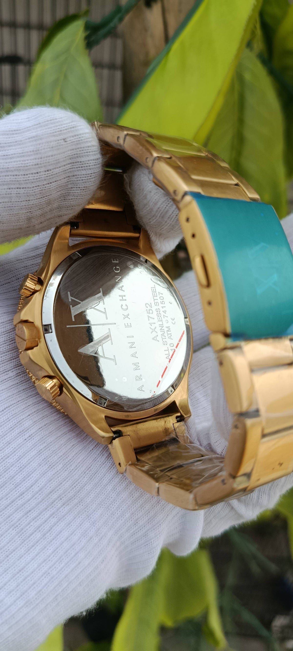 Armani Exchange AX1752 Men's Gold-Tone Chronograph Watch
