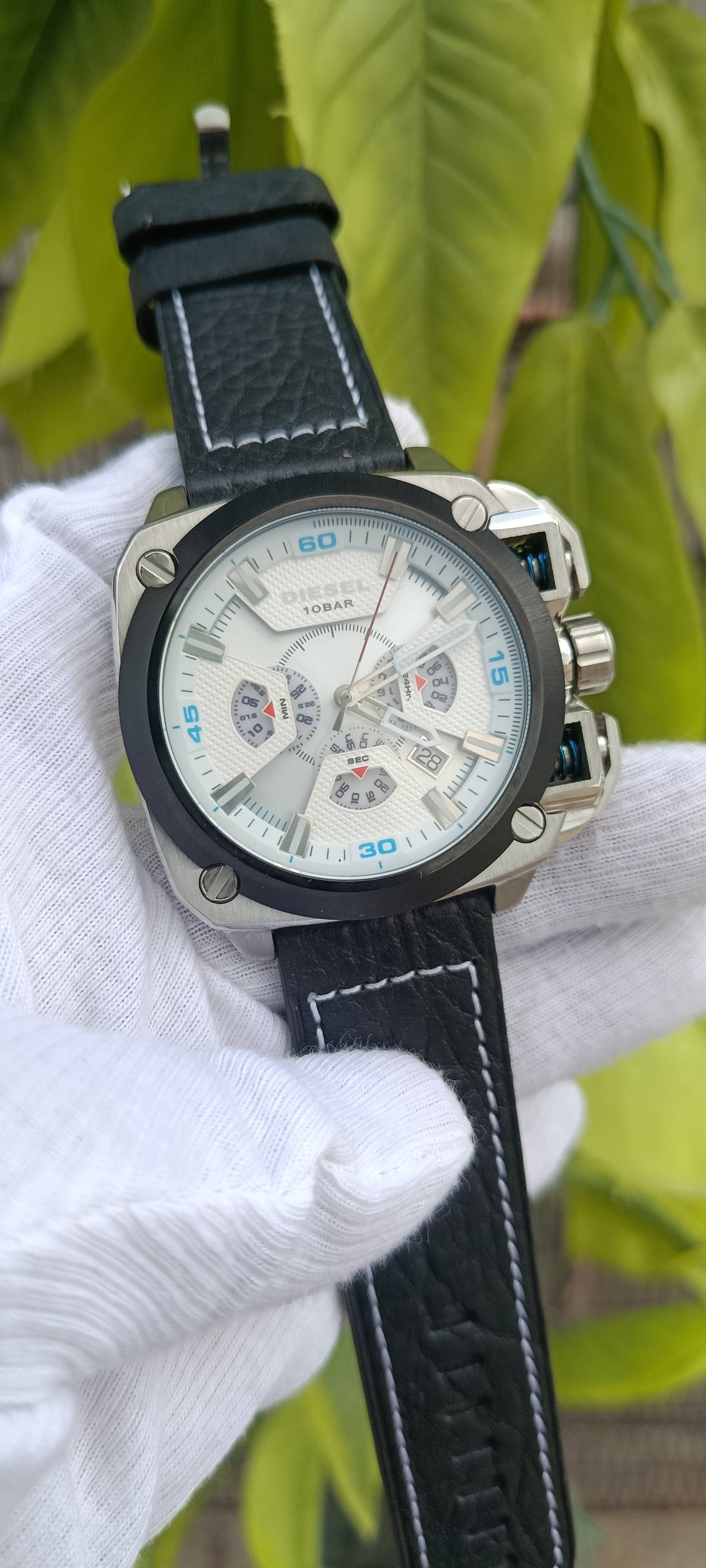 Diesel DZ7341 White Dial Chronograph Watch