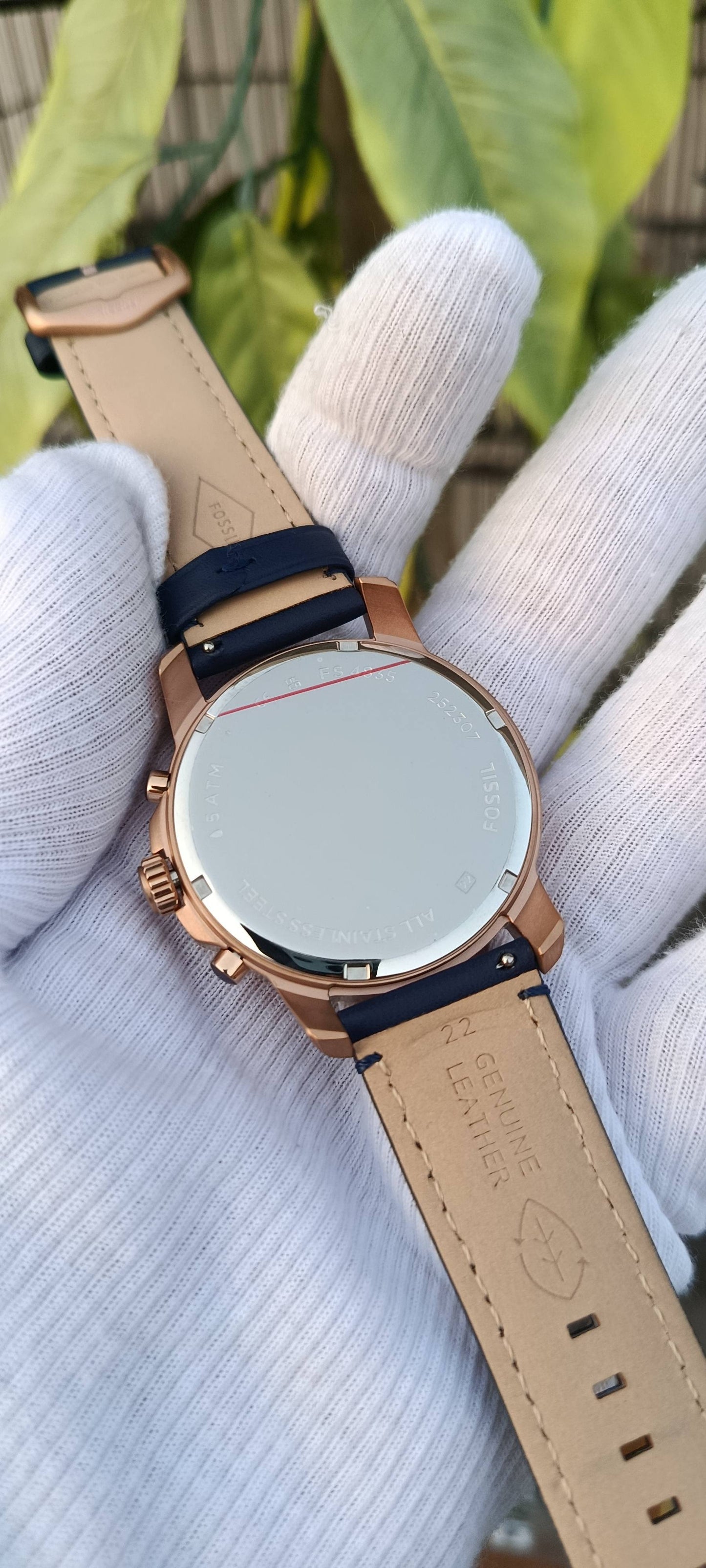 Fossil Grant FS4835 Men's Rose Gold Chronograph Watch